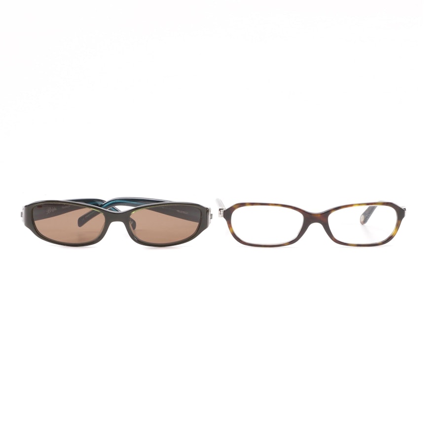Women's Tiffany & Co. TF 2034 Eyeglasses and Brighton Hello Dolly Sunglasses