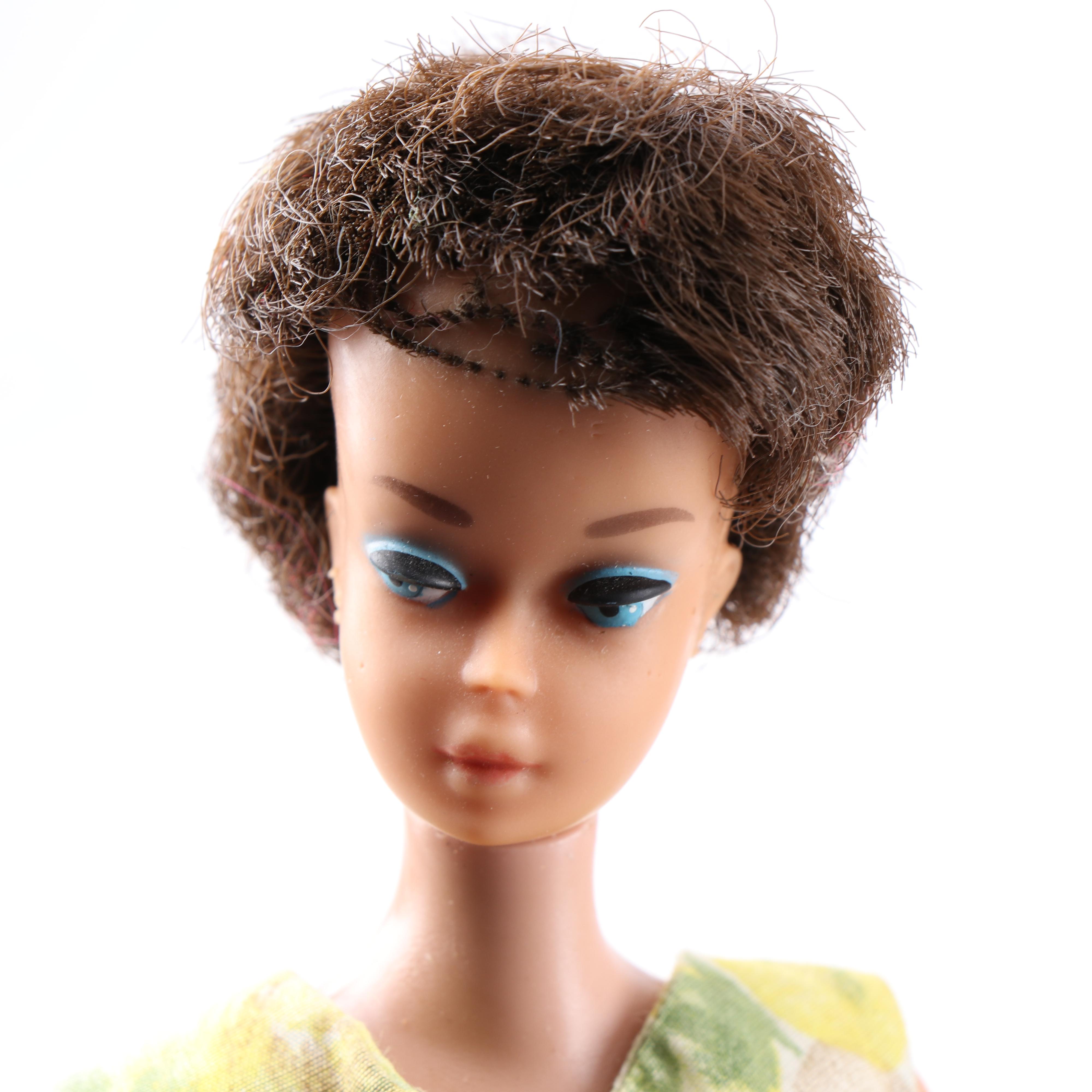 Mattel "Barbie" Dolls and Figurines with Carrying Case, 1960-90s