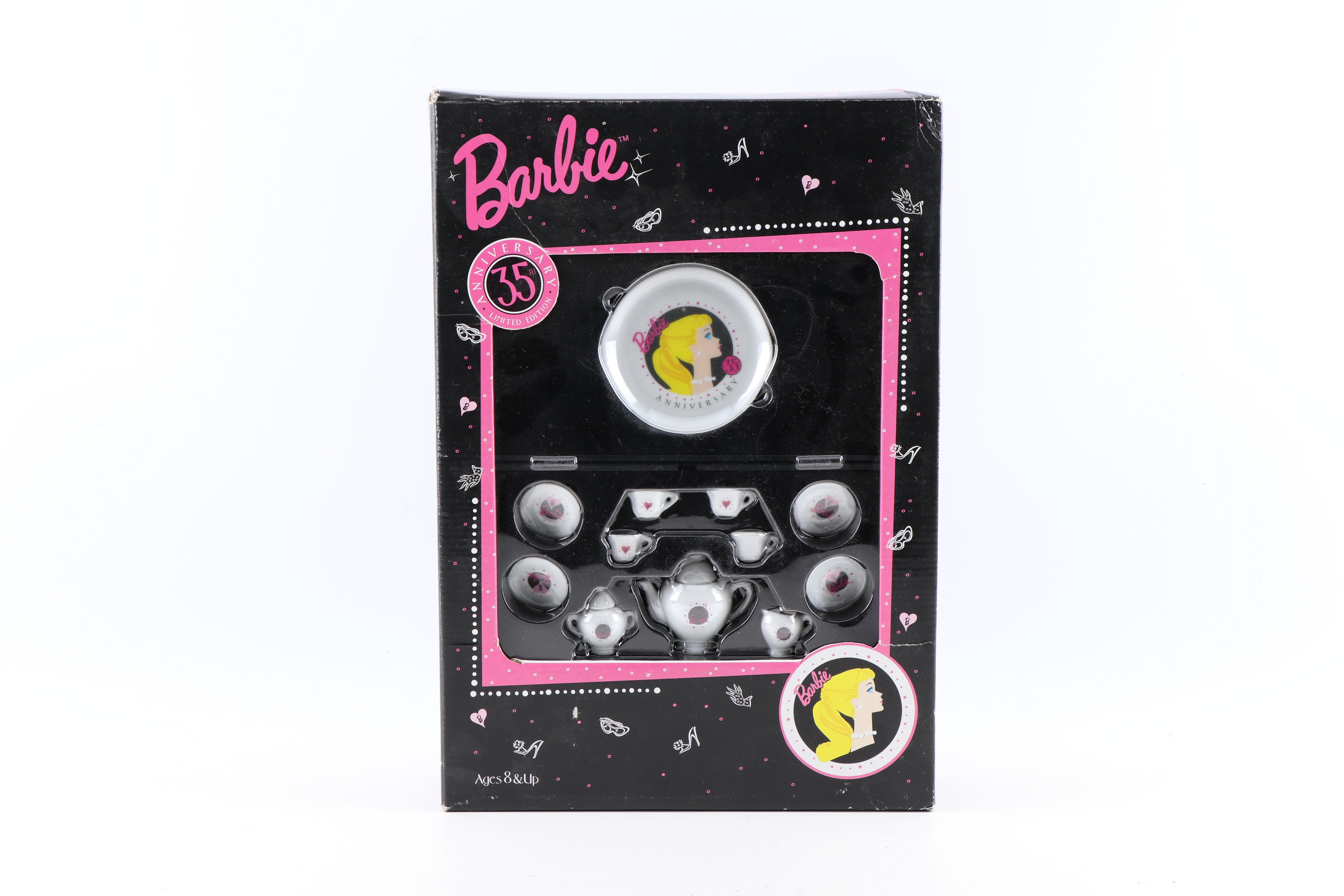 Mattel "Barbie" Dolls and Figurines with Carrying Case, 1960-90s