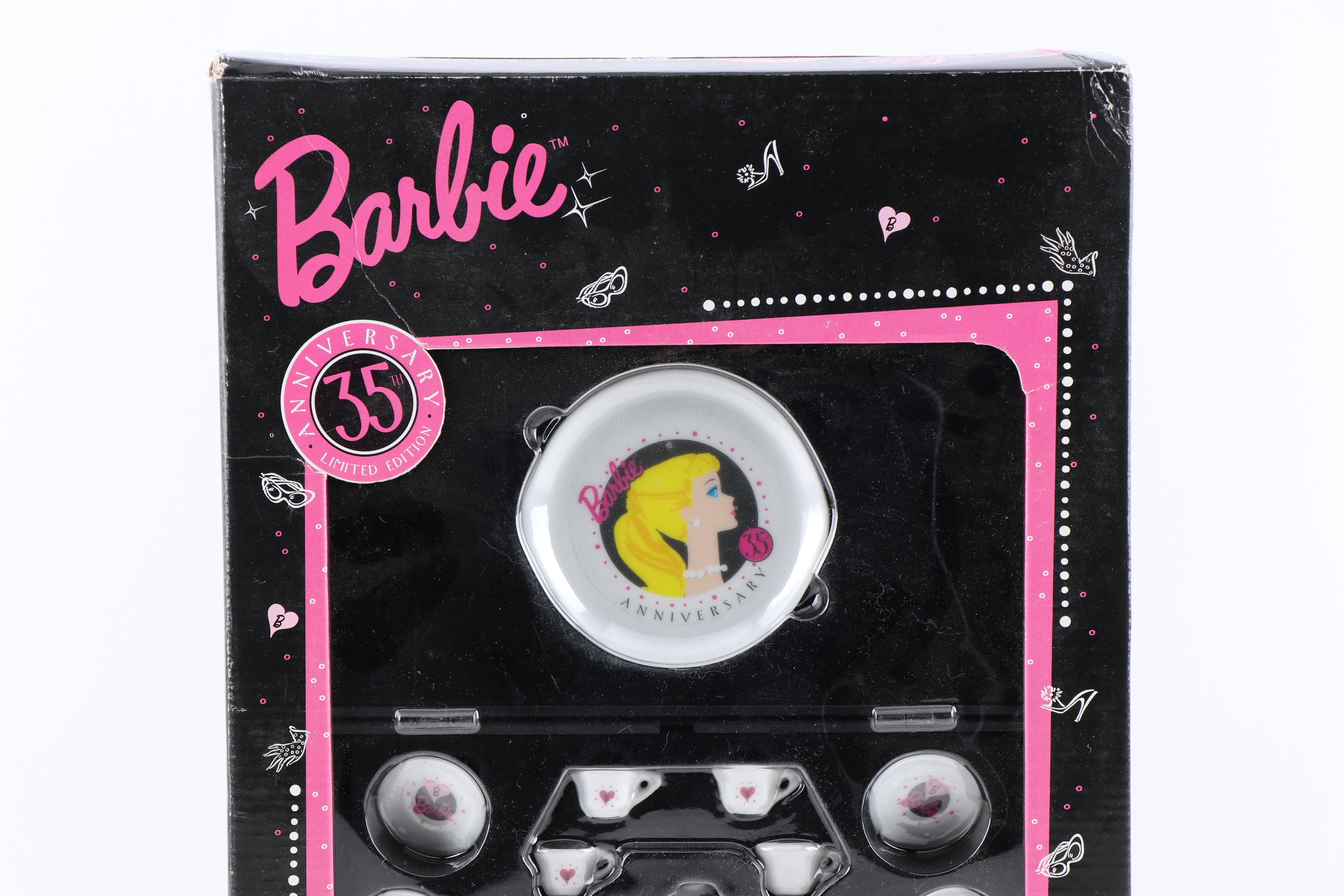 Mattel "Barbie" Dolls and Figurines with Carrying Case, 1960-90s