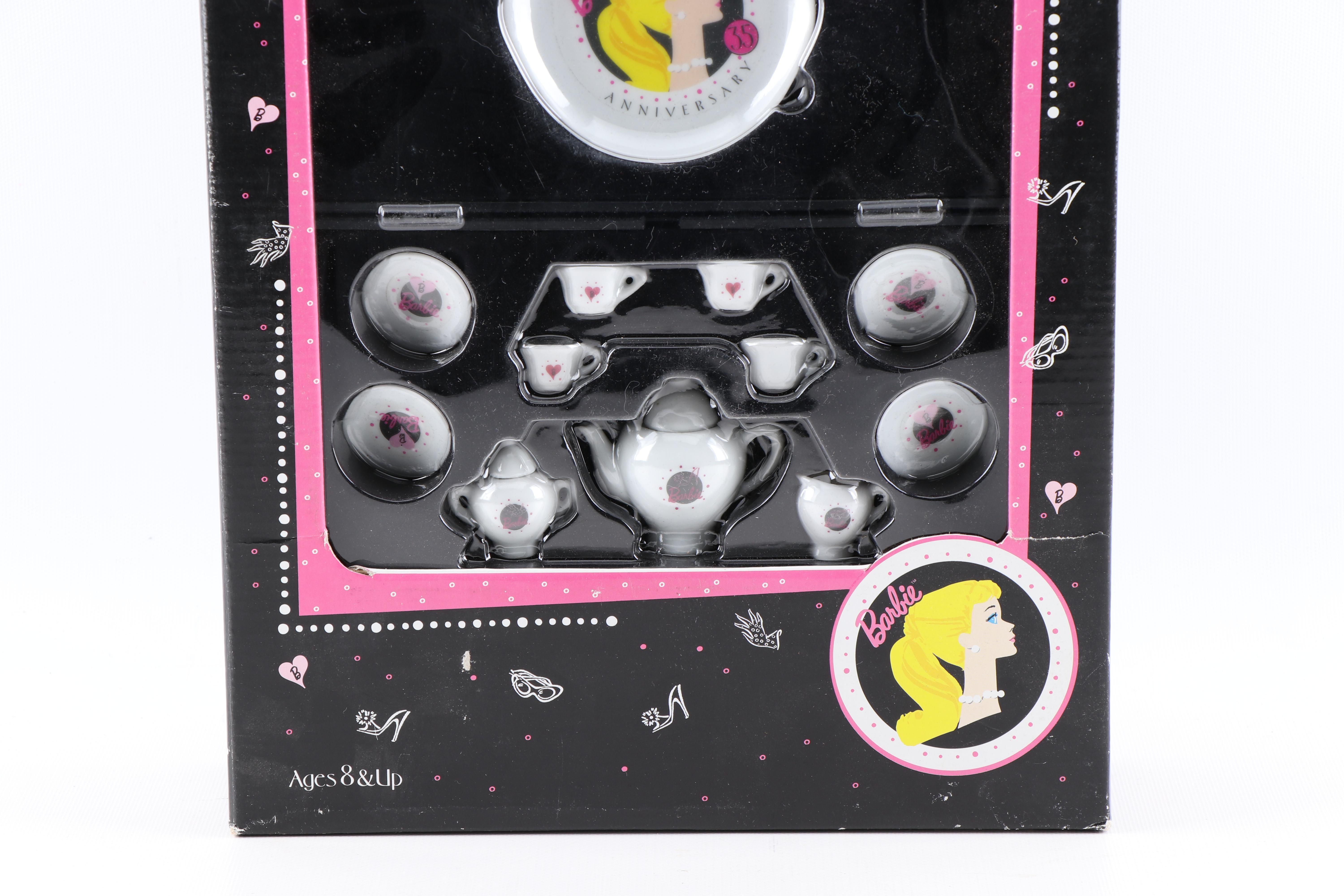 Mattel "Barbie" Dolls and Figurines with Carrying Case, 1960-90s