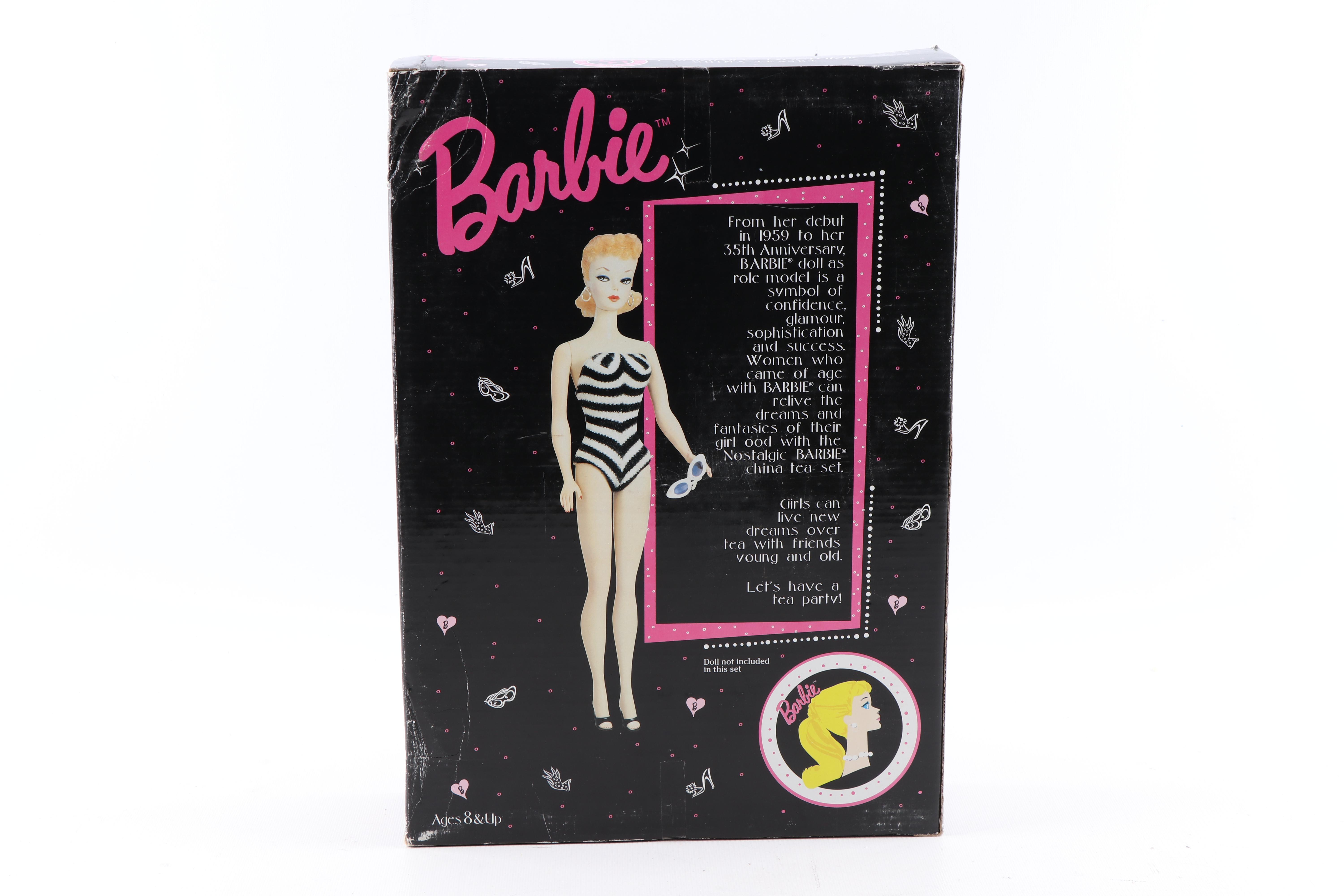 Mattel "Barbie" Dolls and Figurines with Carrying Case, 1960-90s