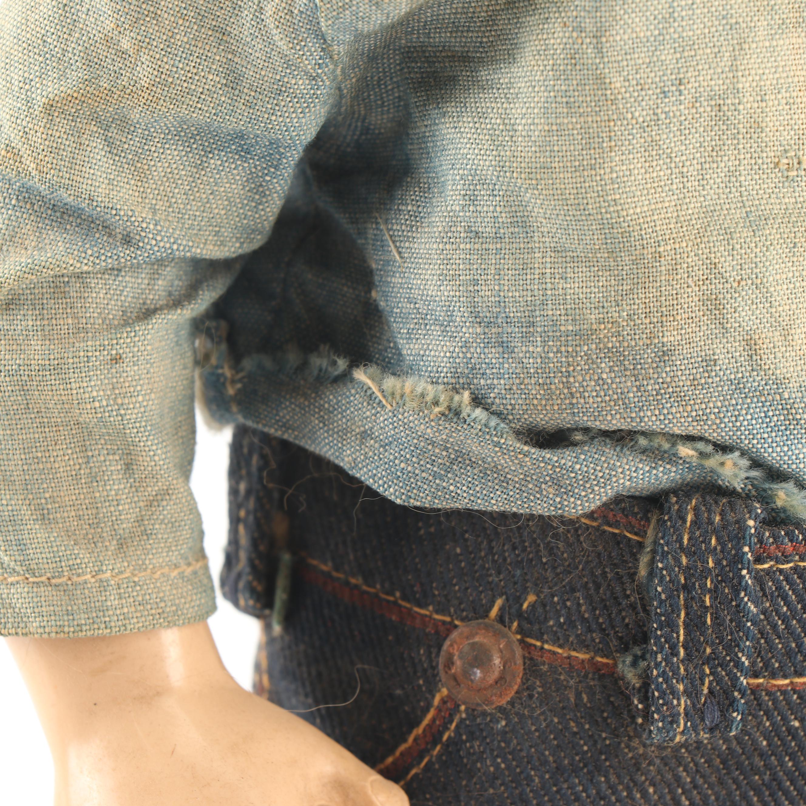 Levi and Phillips 66 "Buddy Lee" Plastic Dolls, Mid-Century