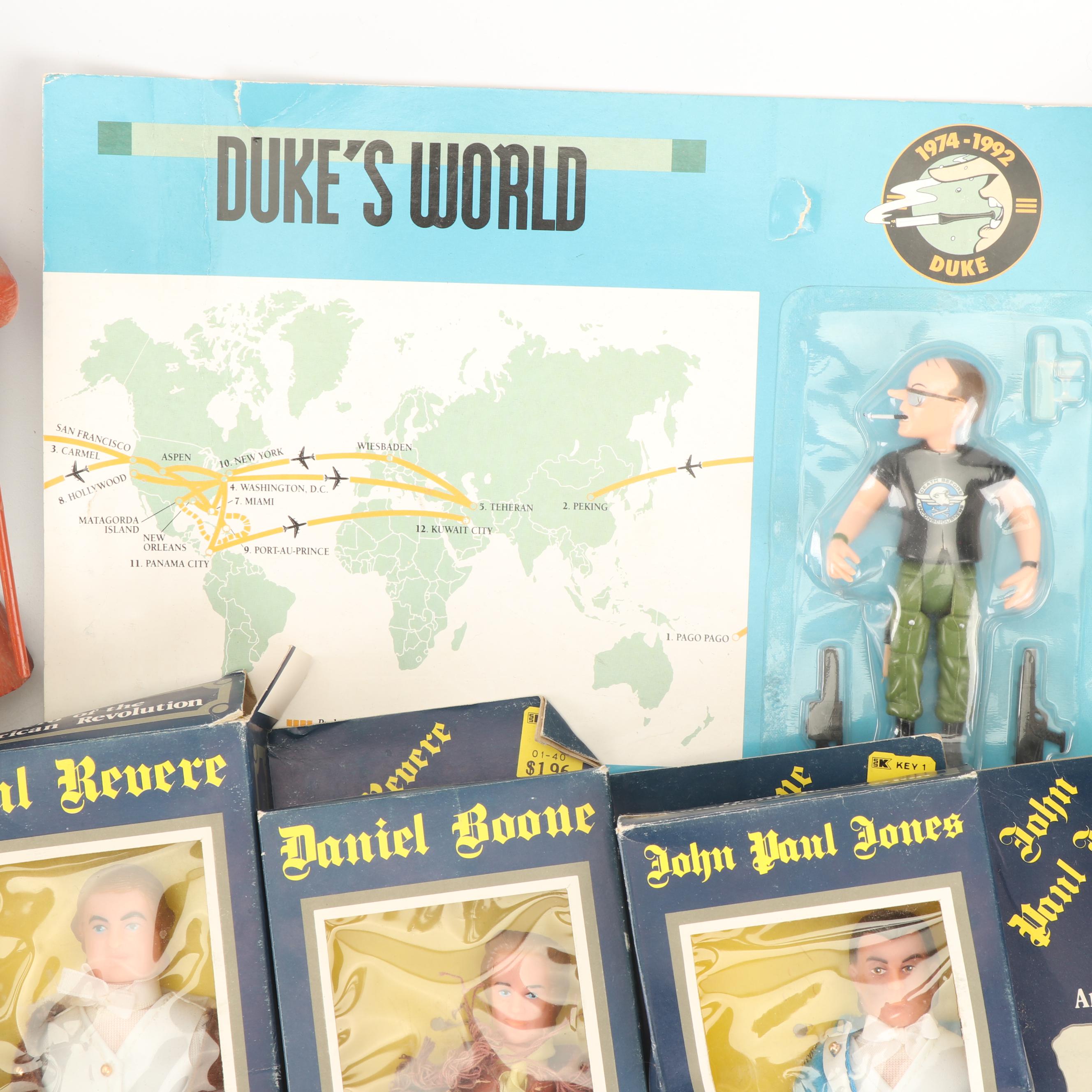 1965 James Bond Action Figure and Other Vintage Toys and Books