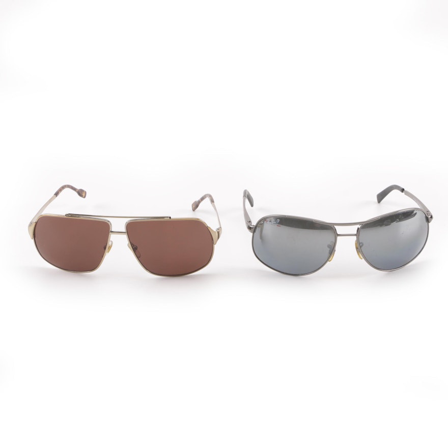 Ray-Ban RB 3387 Polarized and Dolce & Gabbana D&G 6087 Sunglasses