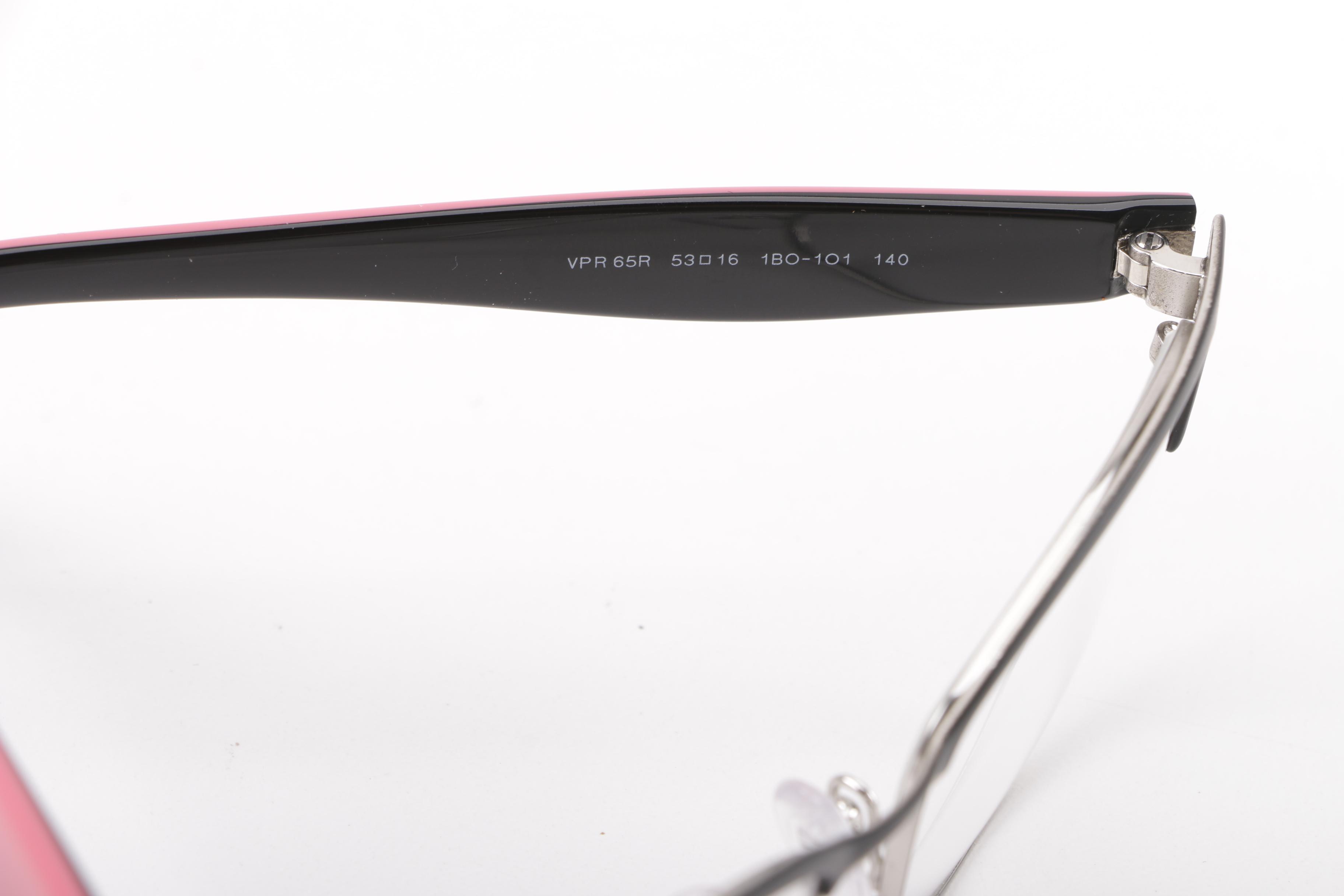 Prada Browline and Journal Wire-Rimmed Eyeglass Frames