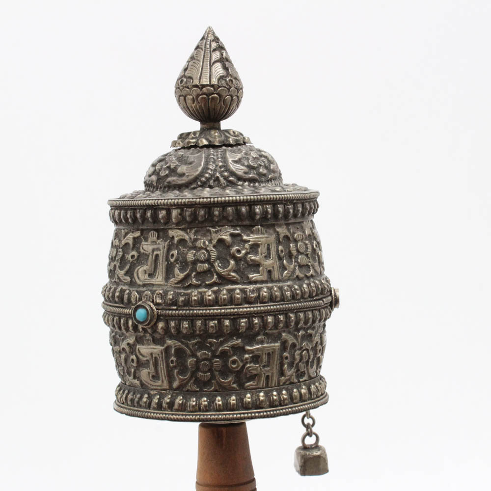 Tibetan Buddhist Mani Hand Prayer Wheel