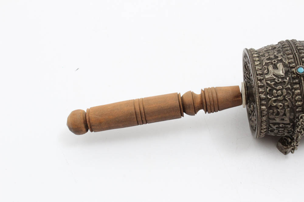 Tibetan Buddhist Mani Hand Prayer Wheel