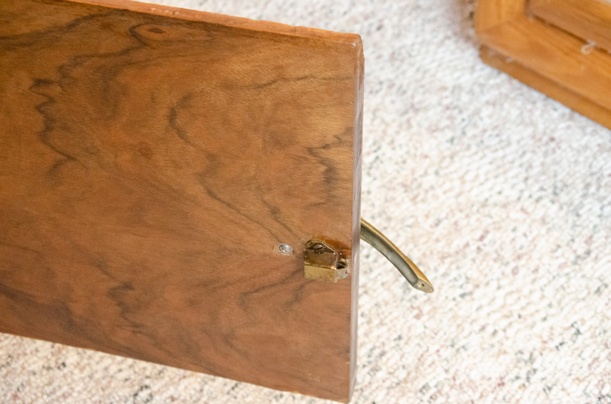 1940s Art Deco Style Waterfall Nightstand