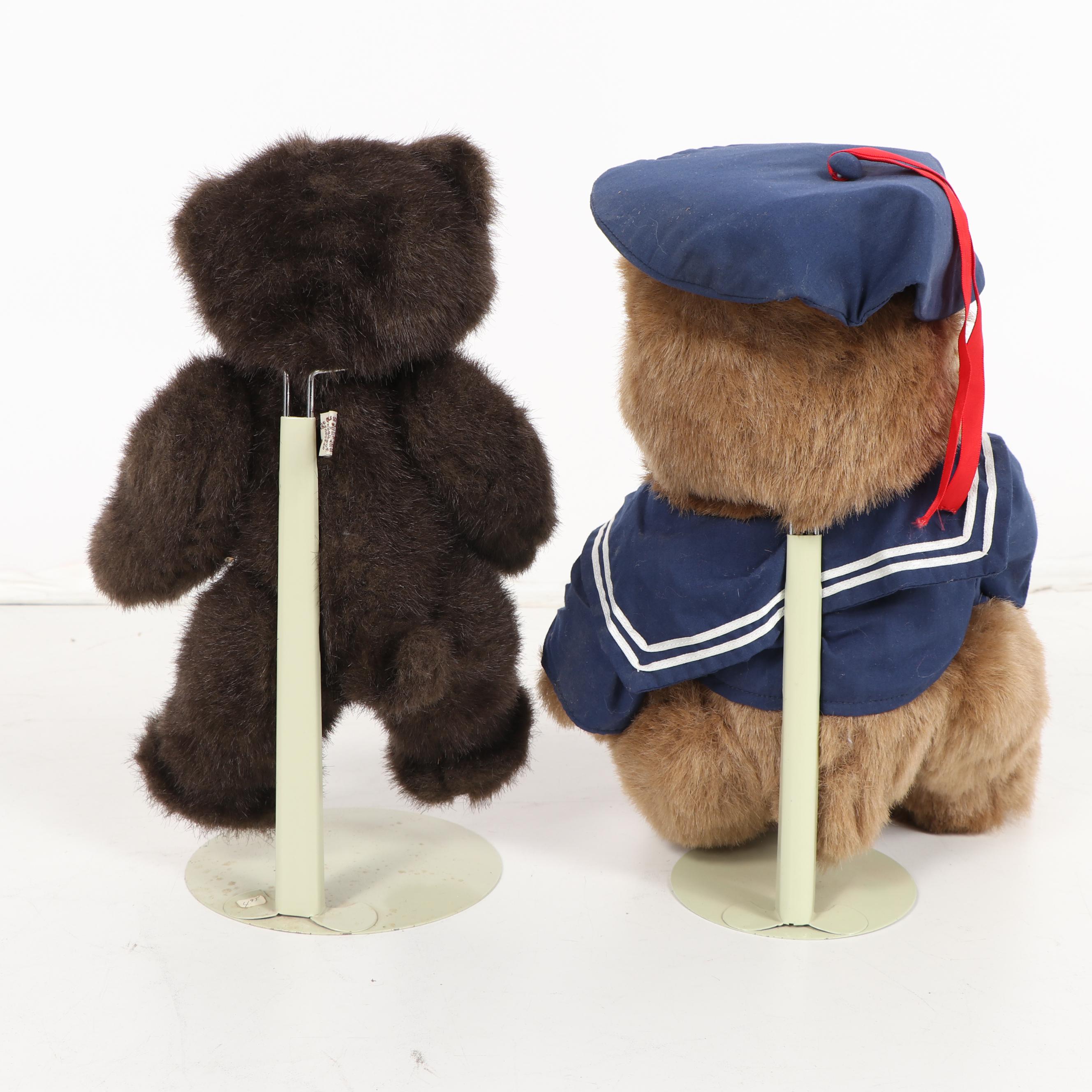 Applause "Raikes Bears" Wooden Teddies, 1980s