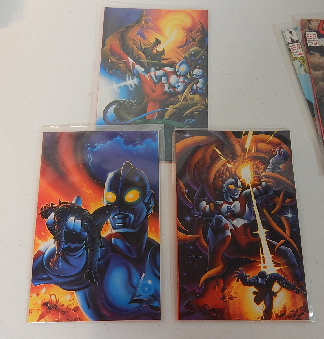 Modern Age Viz Comics with "Ultraman" and "Battle of the Ultra-Brothers"