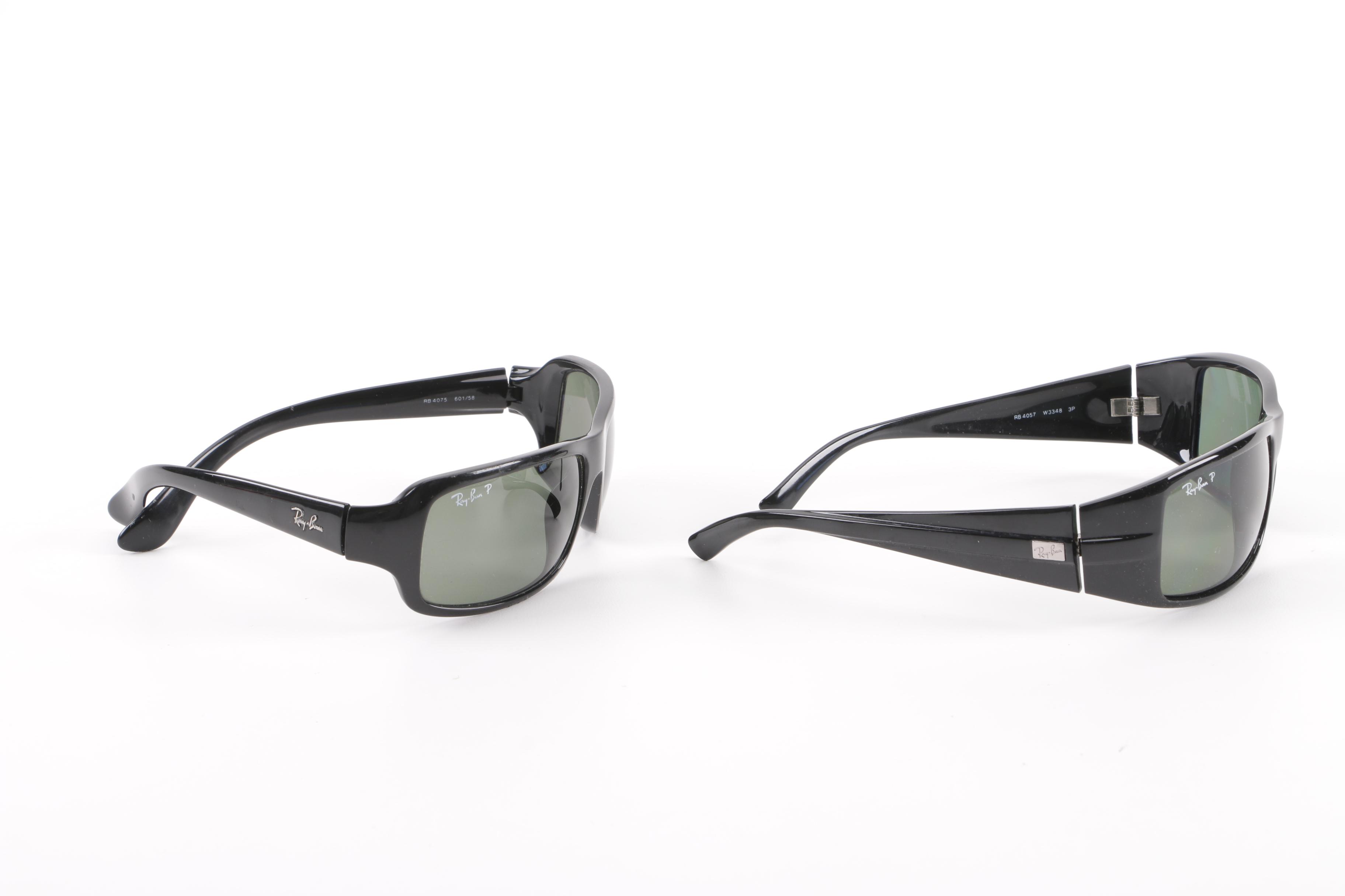 Ray-Ban RB 4057 and RB 4075 Polarized Sunglasses, Made in Italy