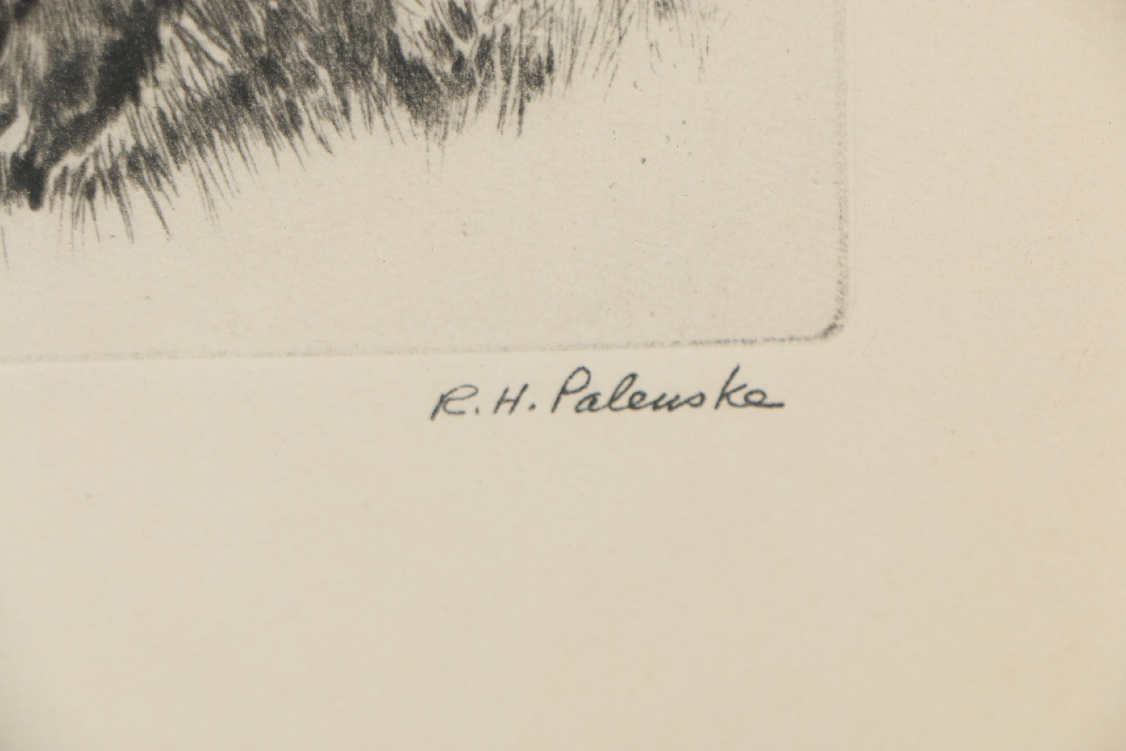 Rotogravure after R.H. Palenske "Look - I've Got Him"