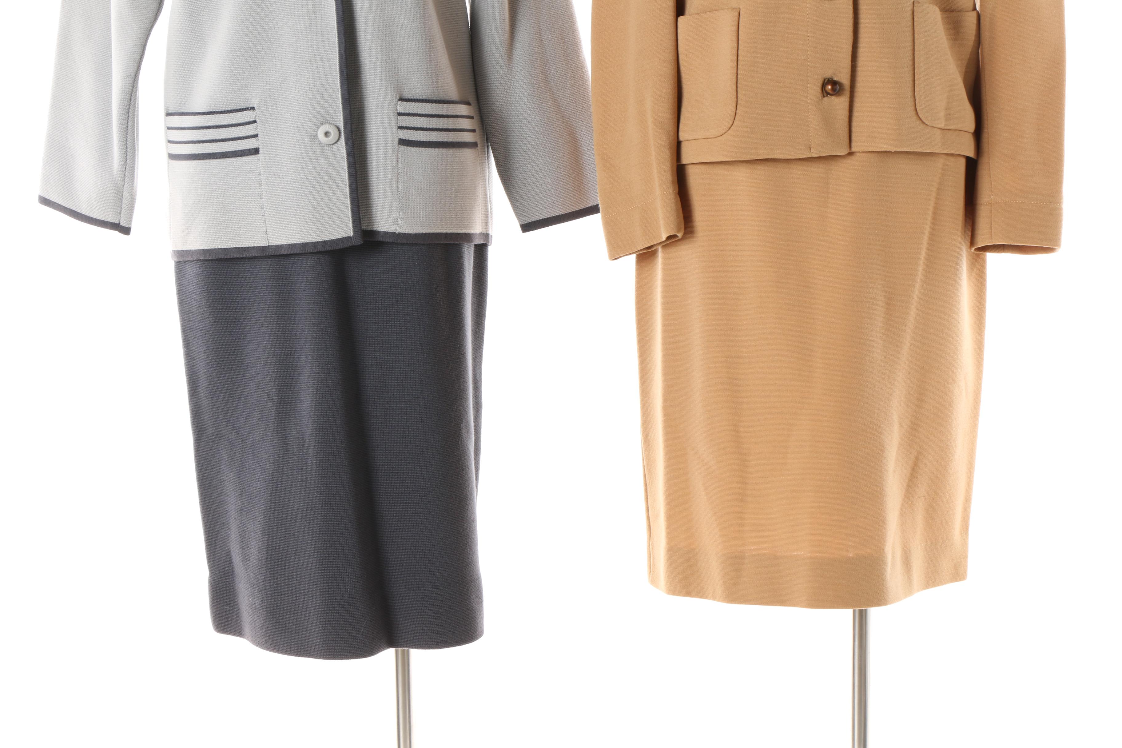 1960s Vintage Knit Skirt Suits Including Italian Wool