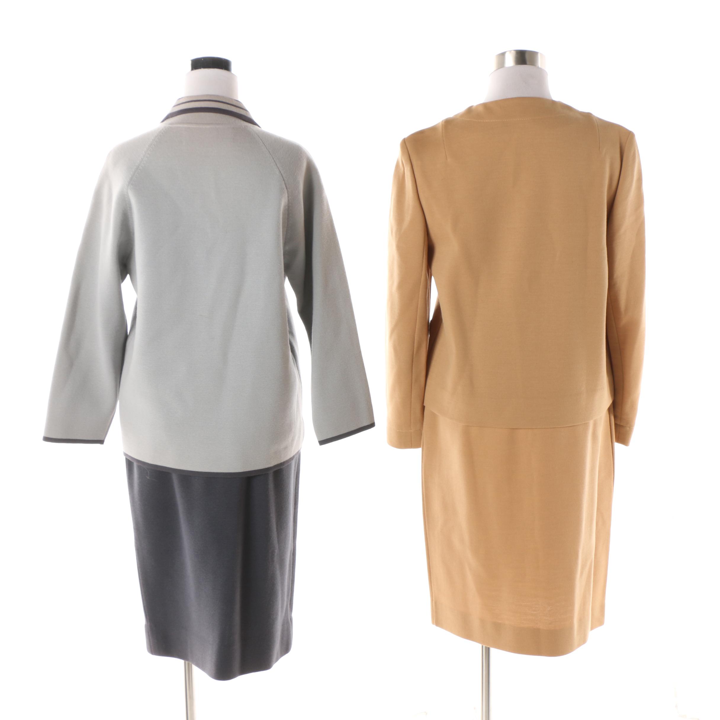 1960s Vintage Knit Skirt Suits Including Italian Wool
