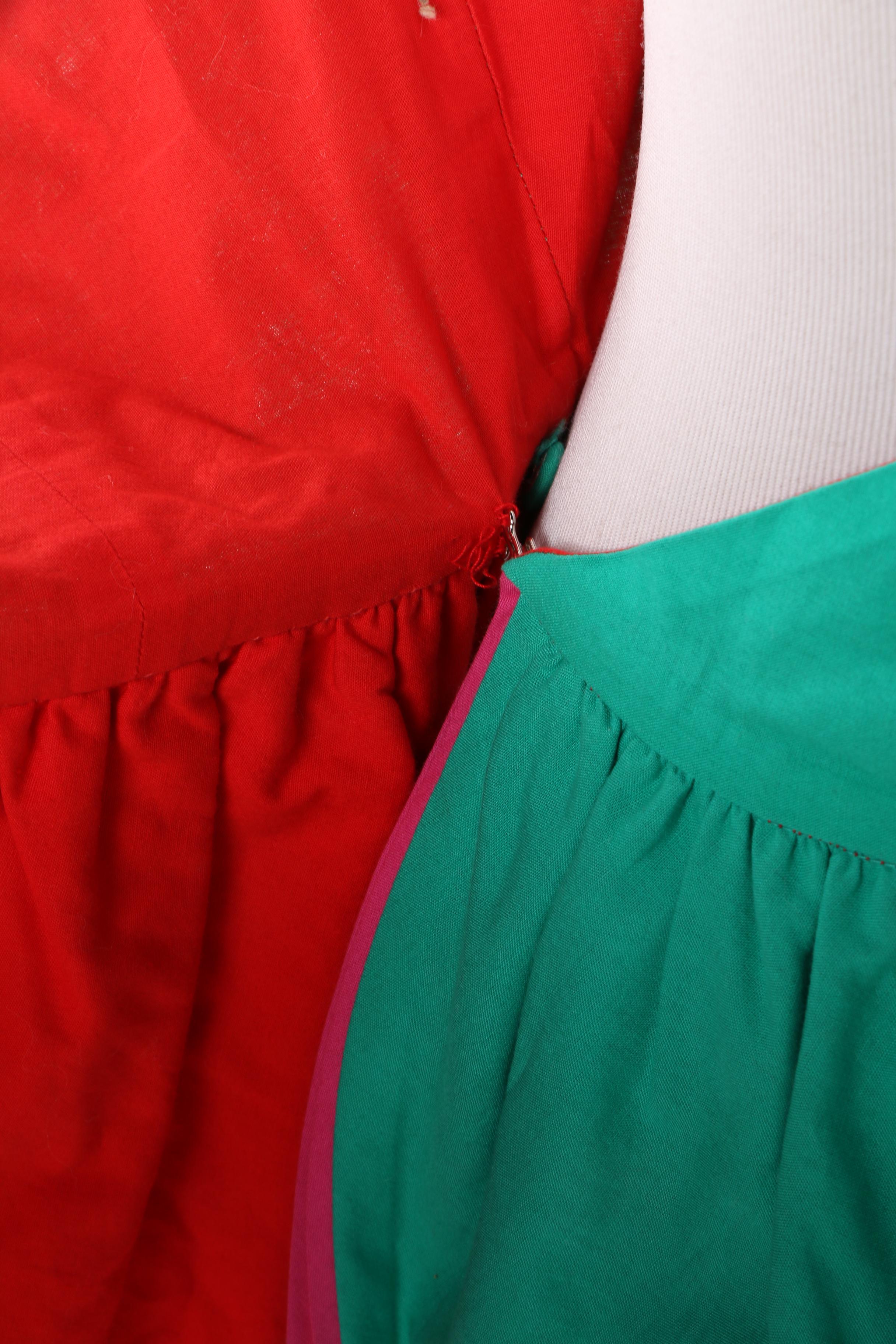 Women's 1980s Vintage Lanvin Boutique Paris Strapless Cotton Dress