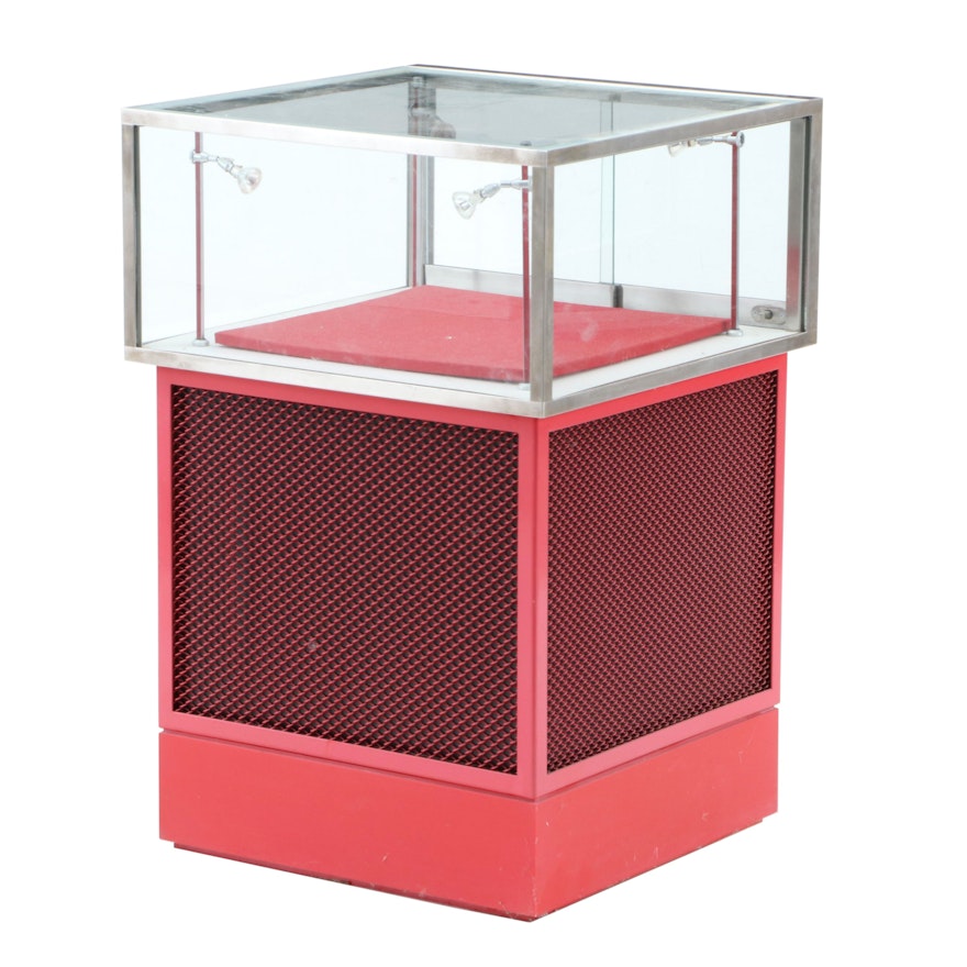 Cincinnati Reds Hall of Fame Upright Lighted Glass Display Case