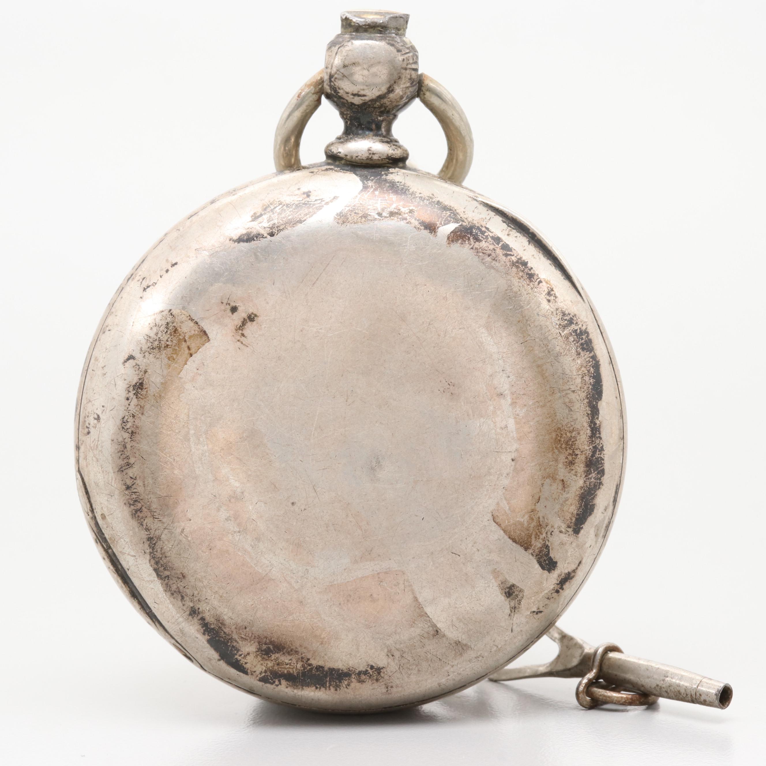 Illinois Coin Silver Hunting Case Pocket Watch, 1887