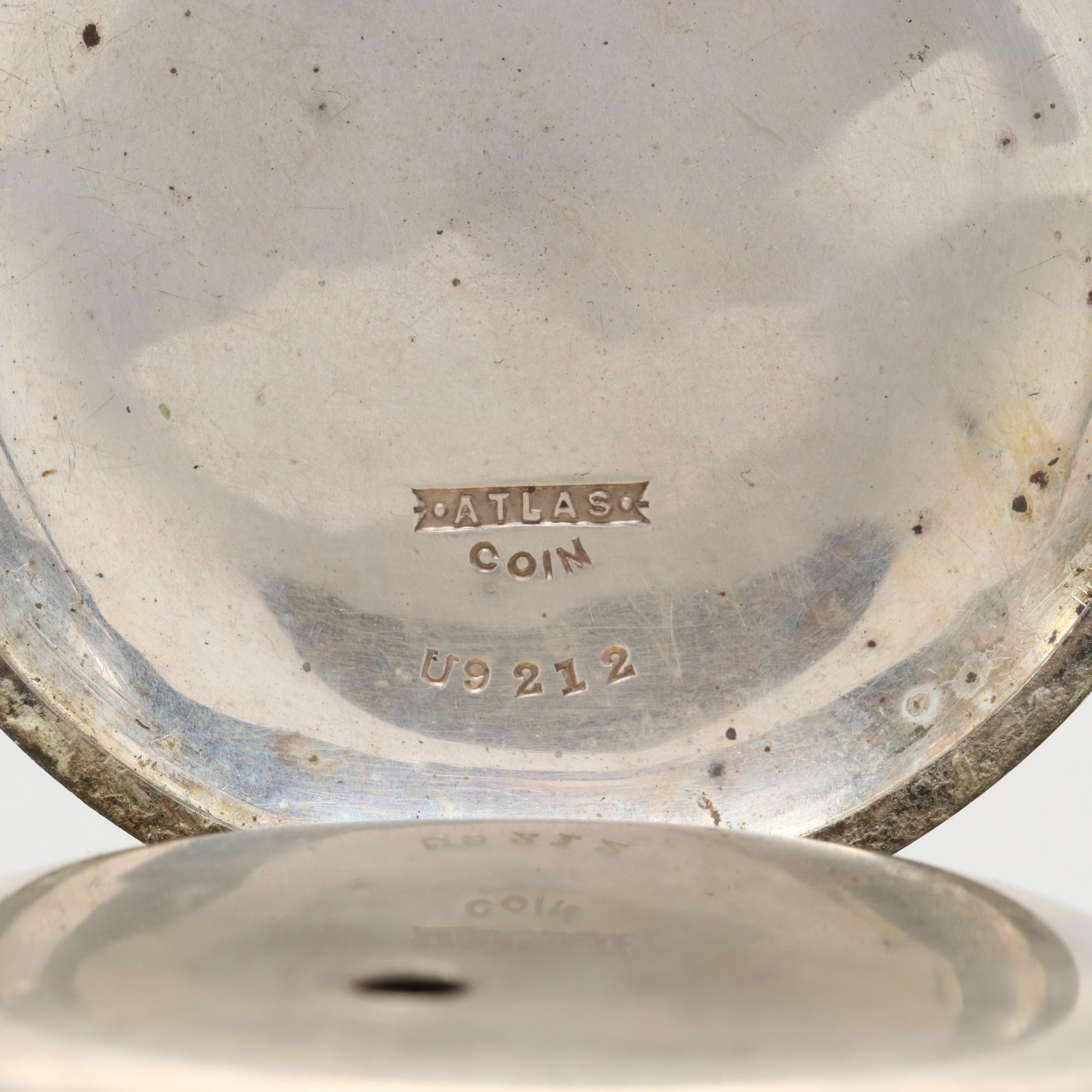 Illinois Coin Silver Hunting Case Pocket Watch, 1887