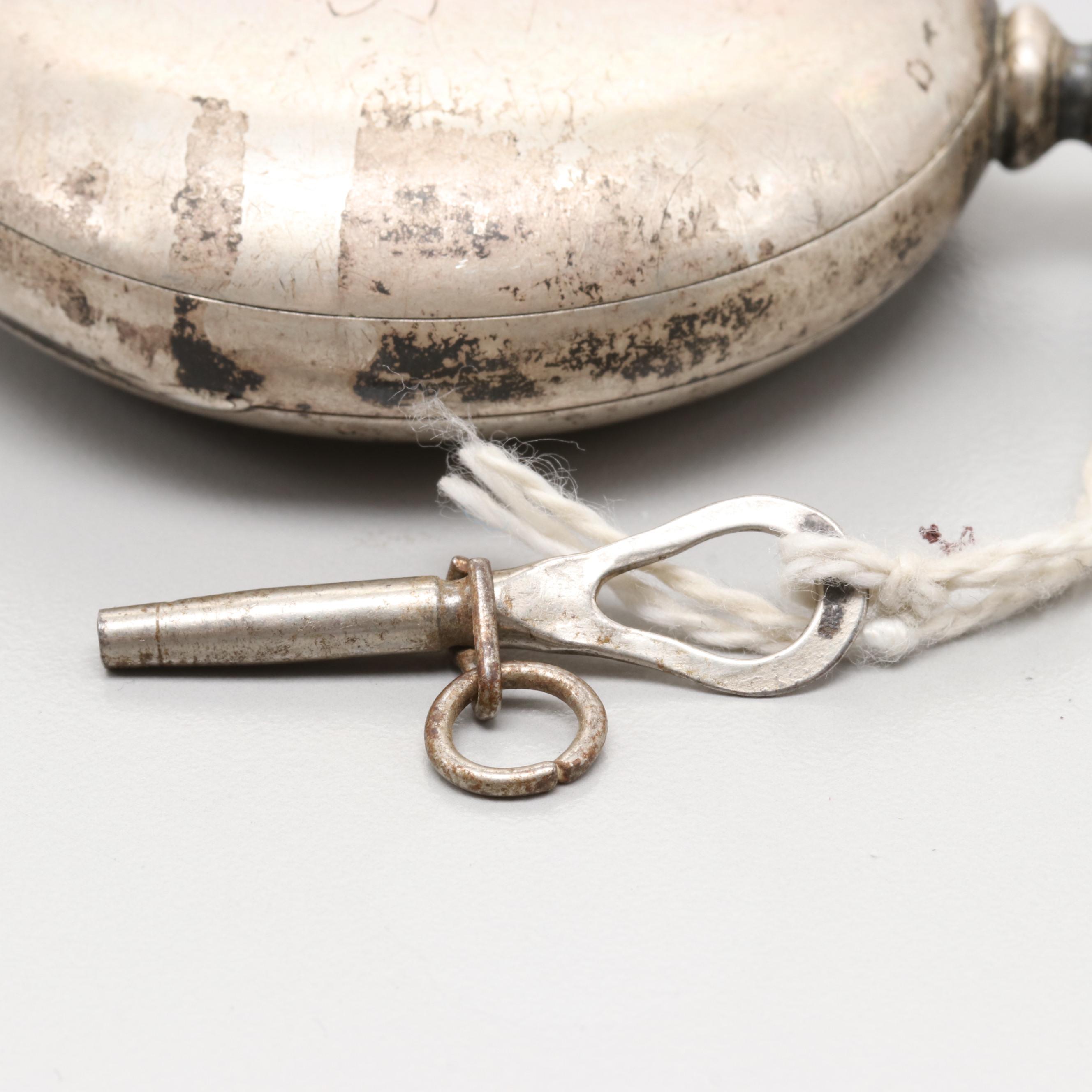 Illinois Coin Silver Hunting Case Pocket Watch, 1887