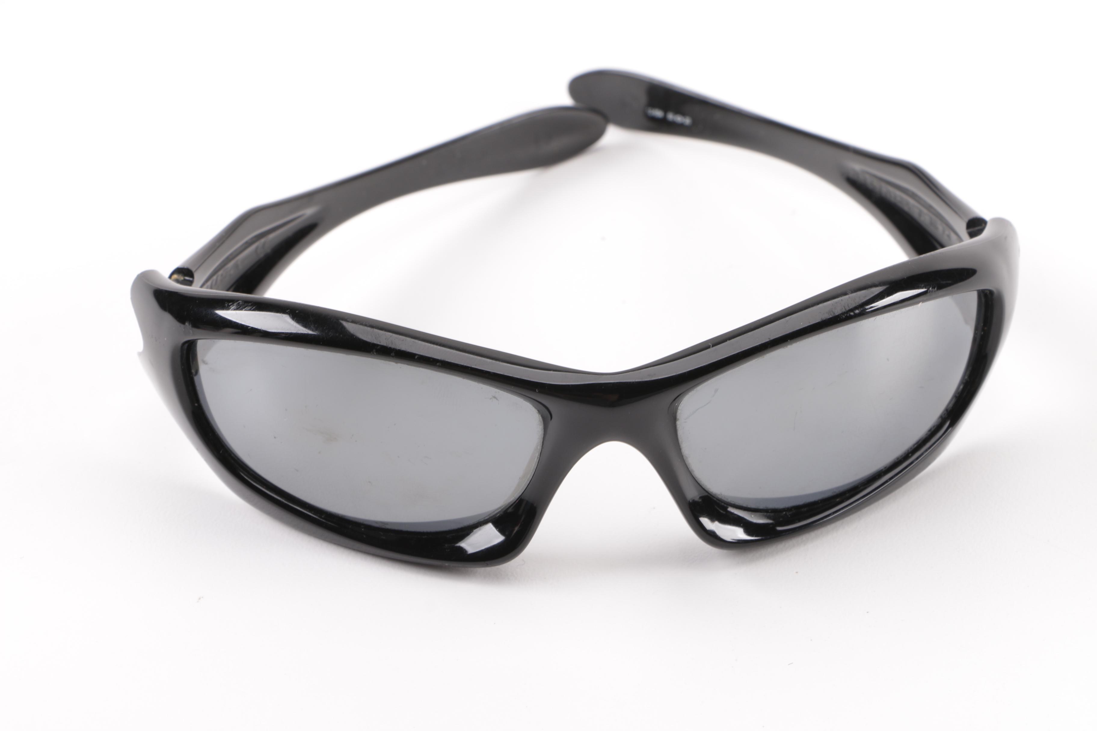 Oakley Polarized and Arnette Darelict Black Framed Wrap Sunglasses