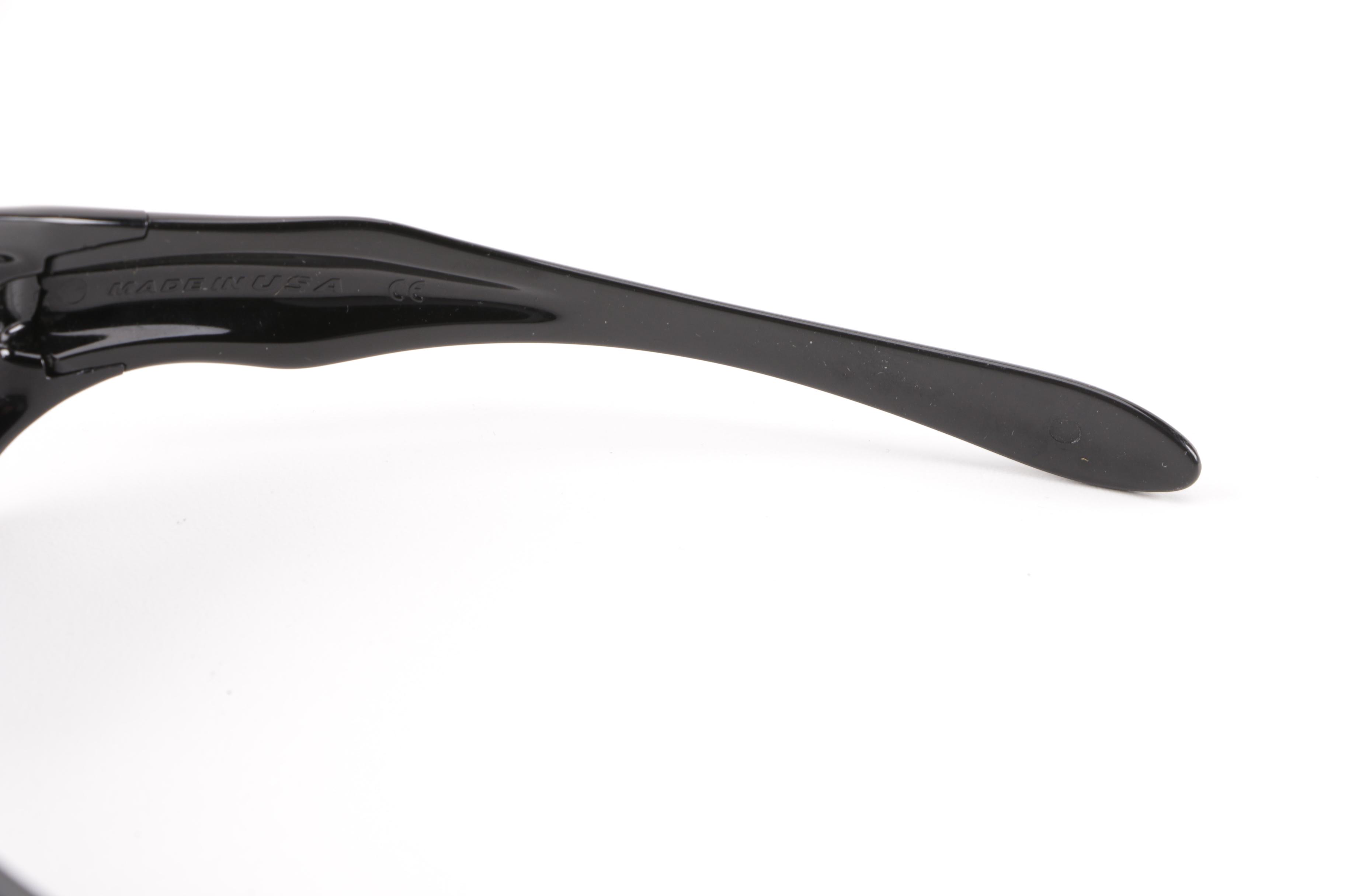 Oakley Polarized and Arnette Darelict Black Framed Wrap Sunglasses