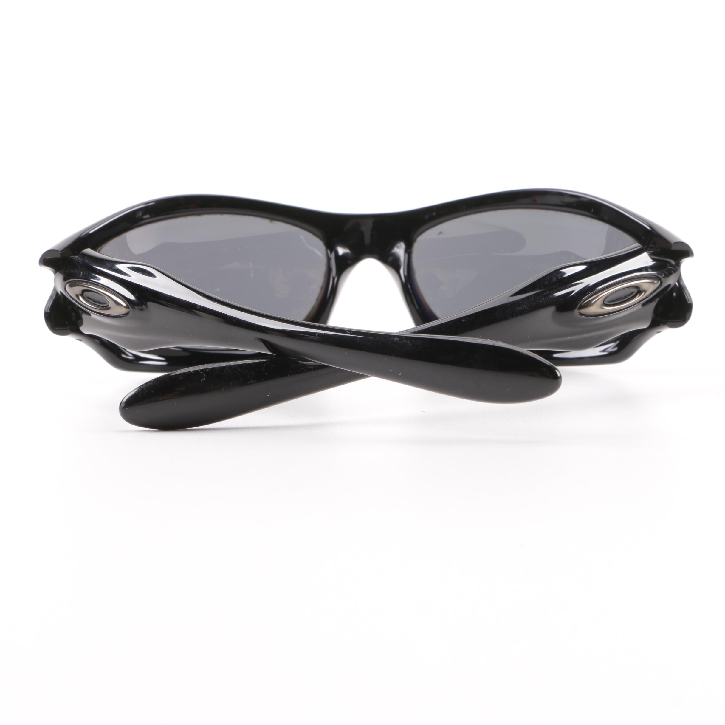 Oakley Polarized and Arnette Darelict Black Framed Wrap Sunglasses