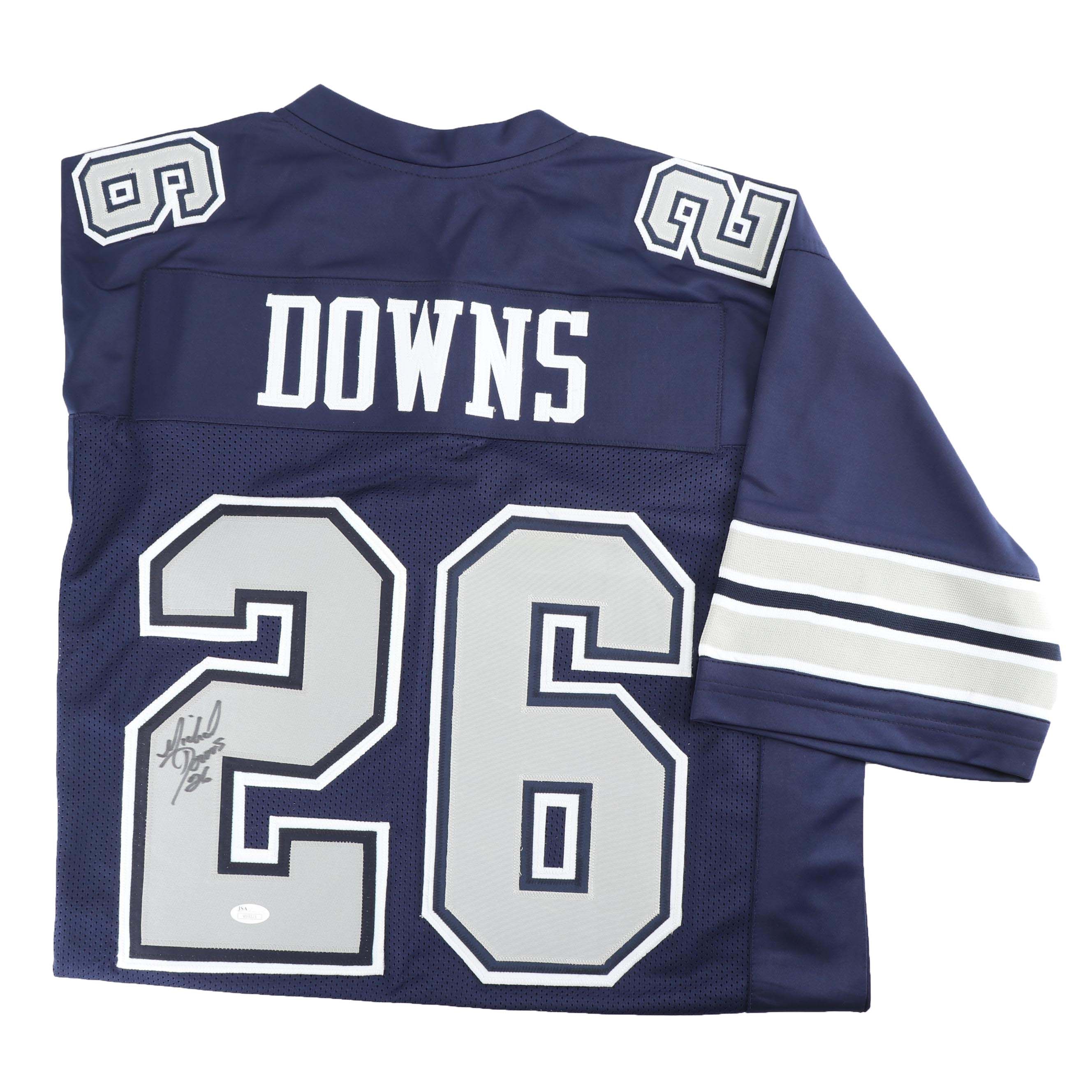 Michael Downs Autographed Dallas Cowboys Replica Jersey - JSA COA