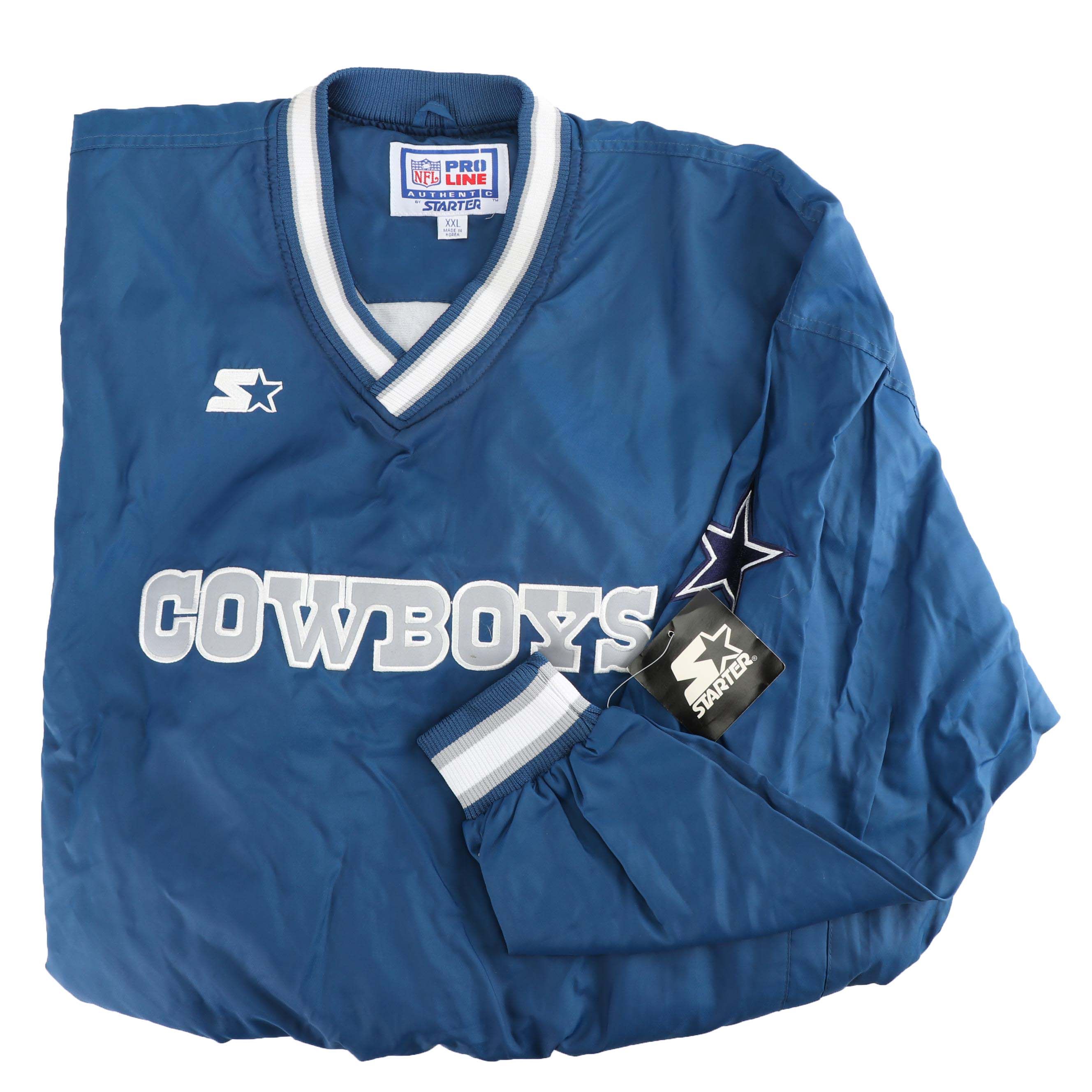 Vintage NFL Pro Line Dallas Cowboys Authentic Starter Pullover Jacket