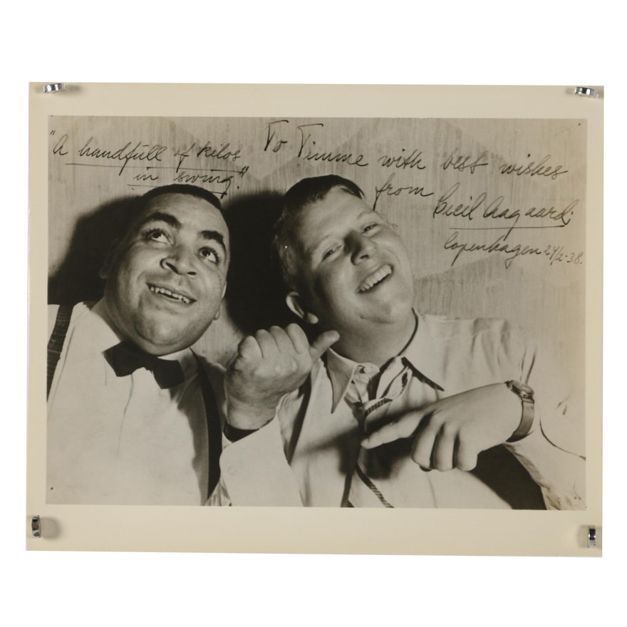 Jack Bradley Gelatin-Silver Photograph of Thomas Wright "Fats" Waller