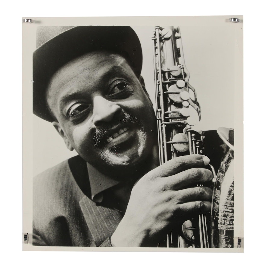 Jack Bradley Gelatin-Silver Photograph of Ben Webster