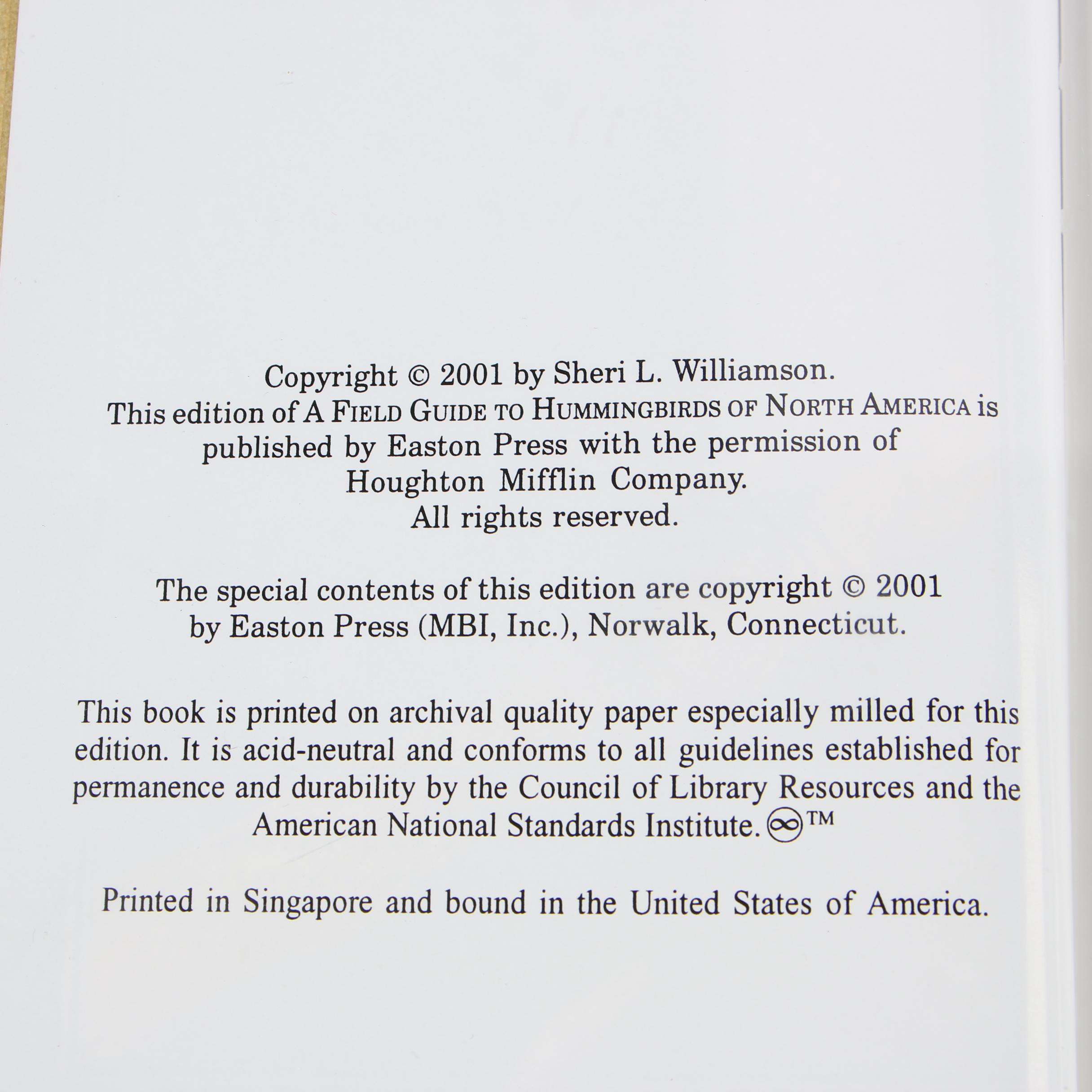 Easton Press Editions of "Roger Tory Peterson Field Guides"