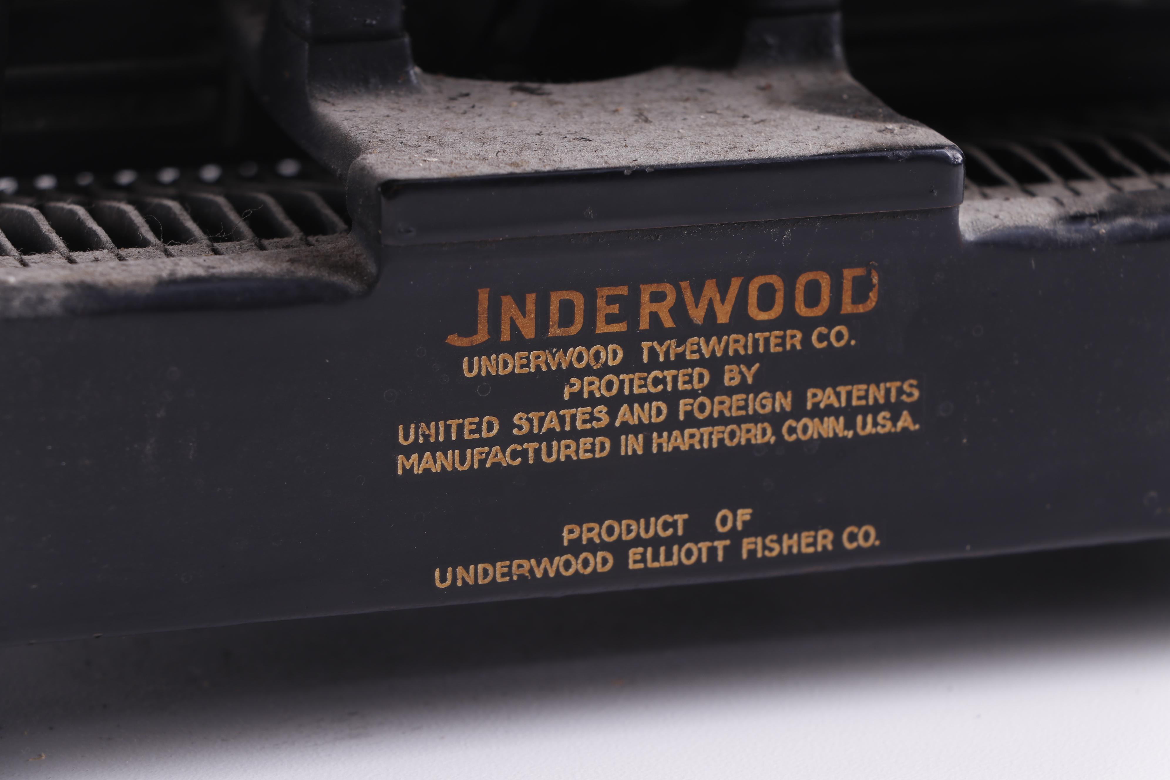 Underwood No. 5 Standard Typewriter, Early 20th Century