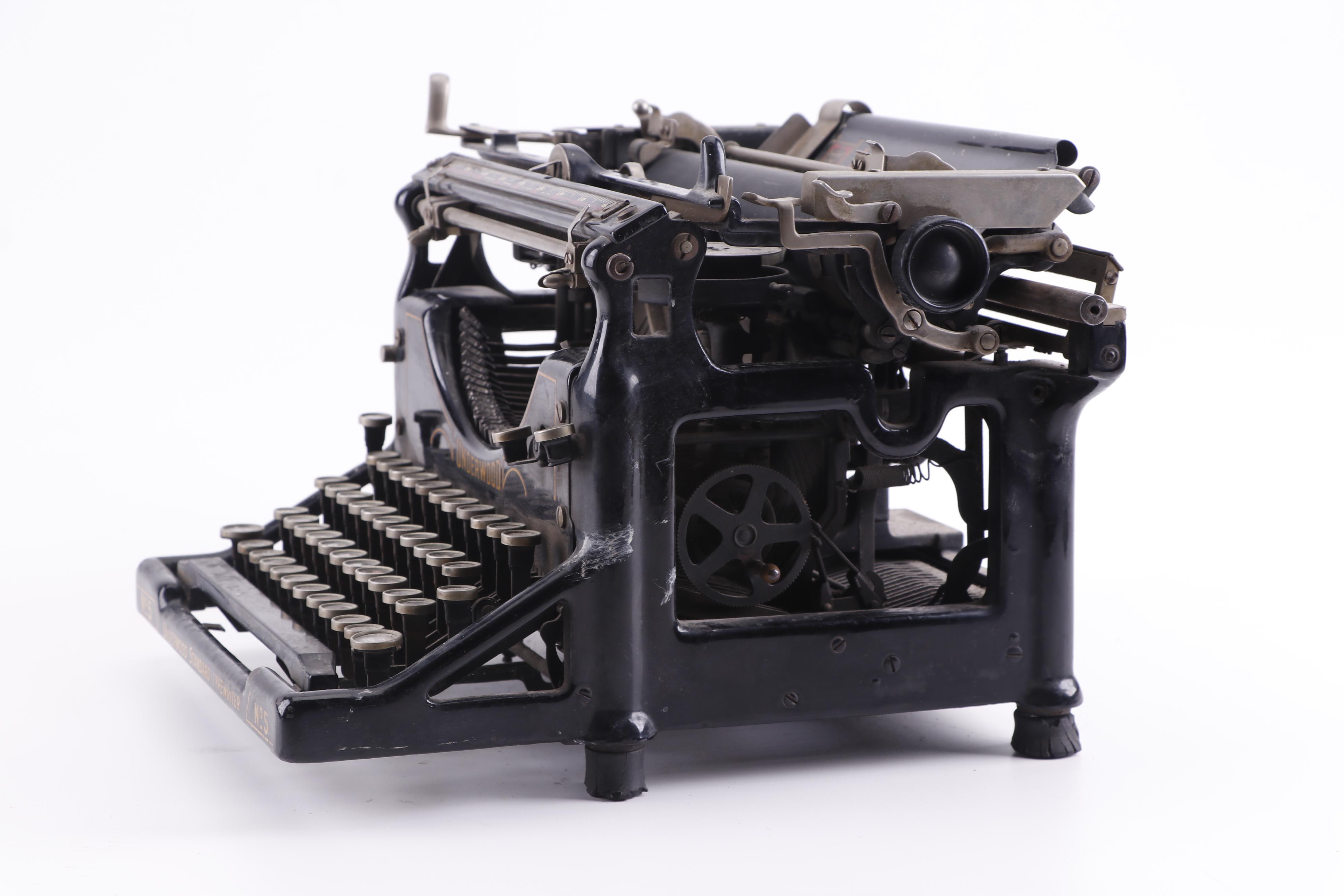 Underwood No. 5 Standard Typewriter, Early 20th Century