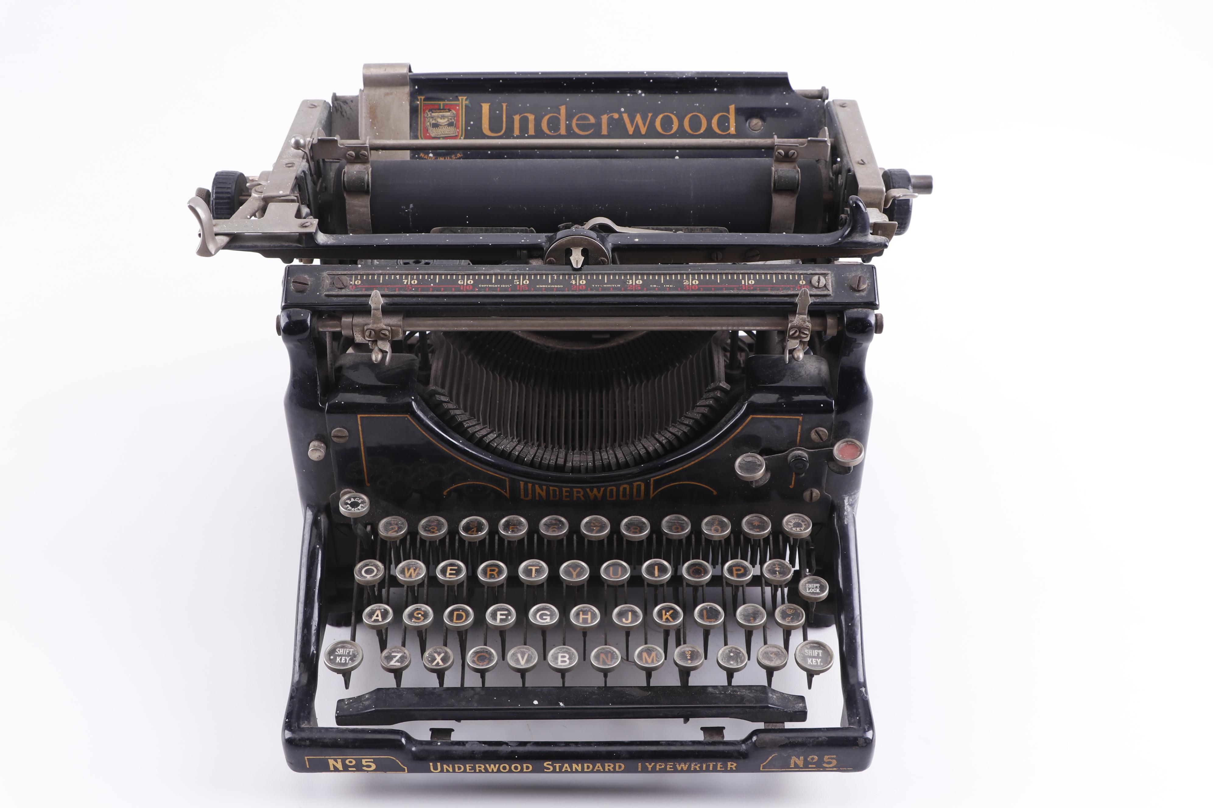 Underwood No. 5 Standard Typewriter, Early 20th Century