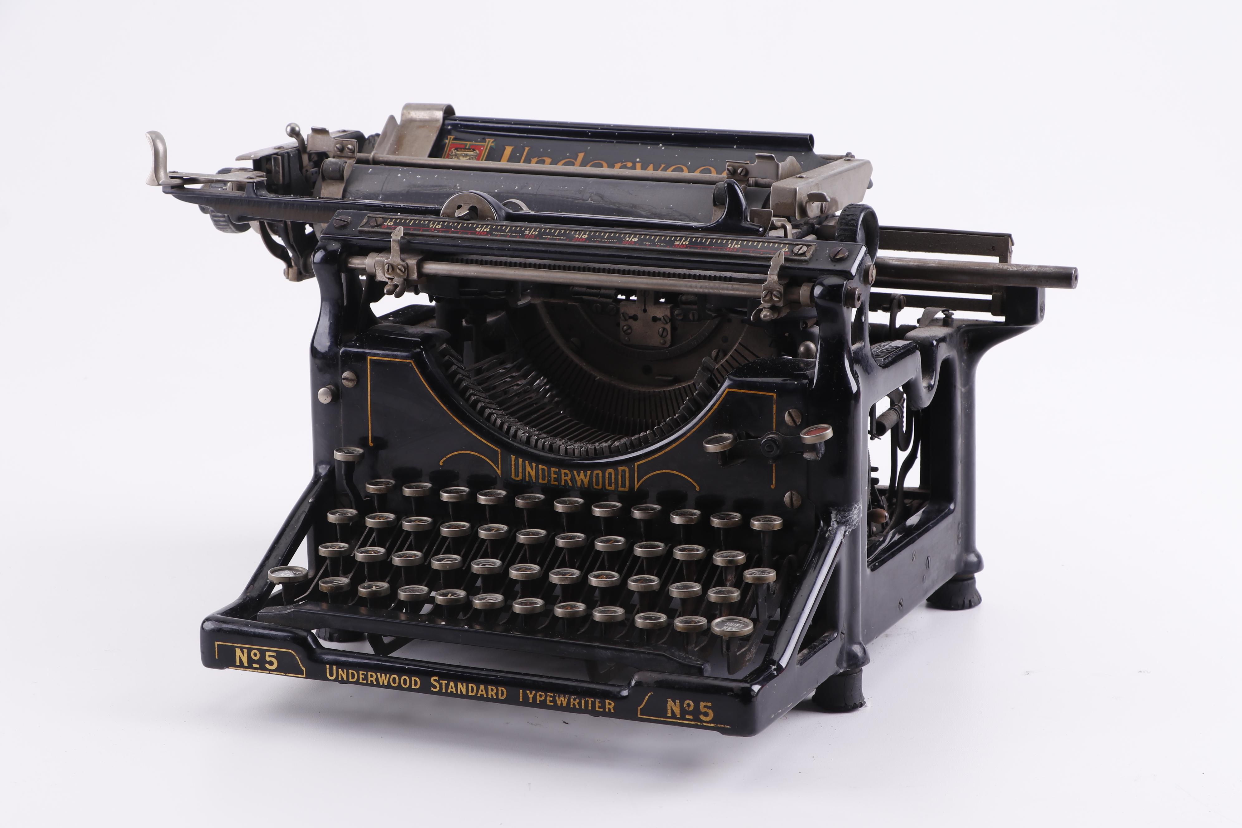 Underwood No. 5 Standard Typewriter, Early 20th Century