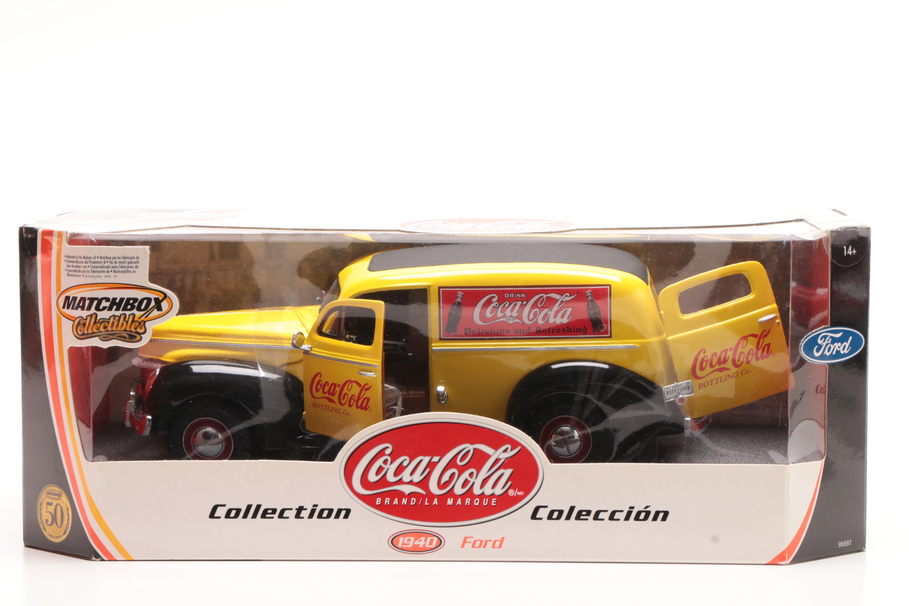 Matchbox Coca Cola Collection Die-Cast Model Cars
