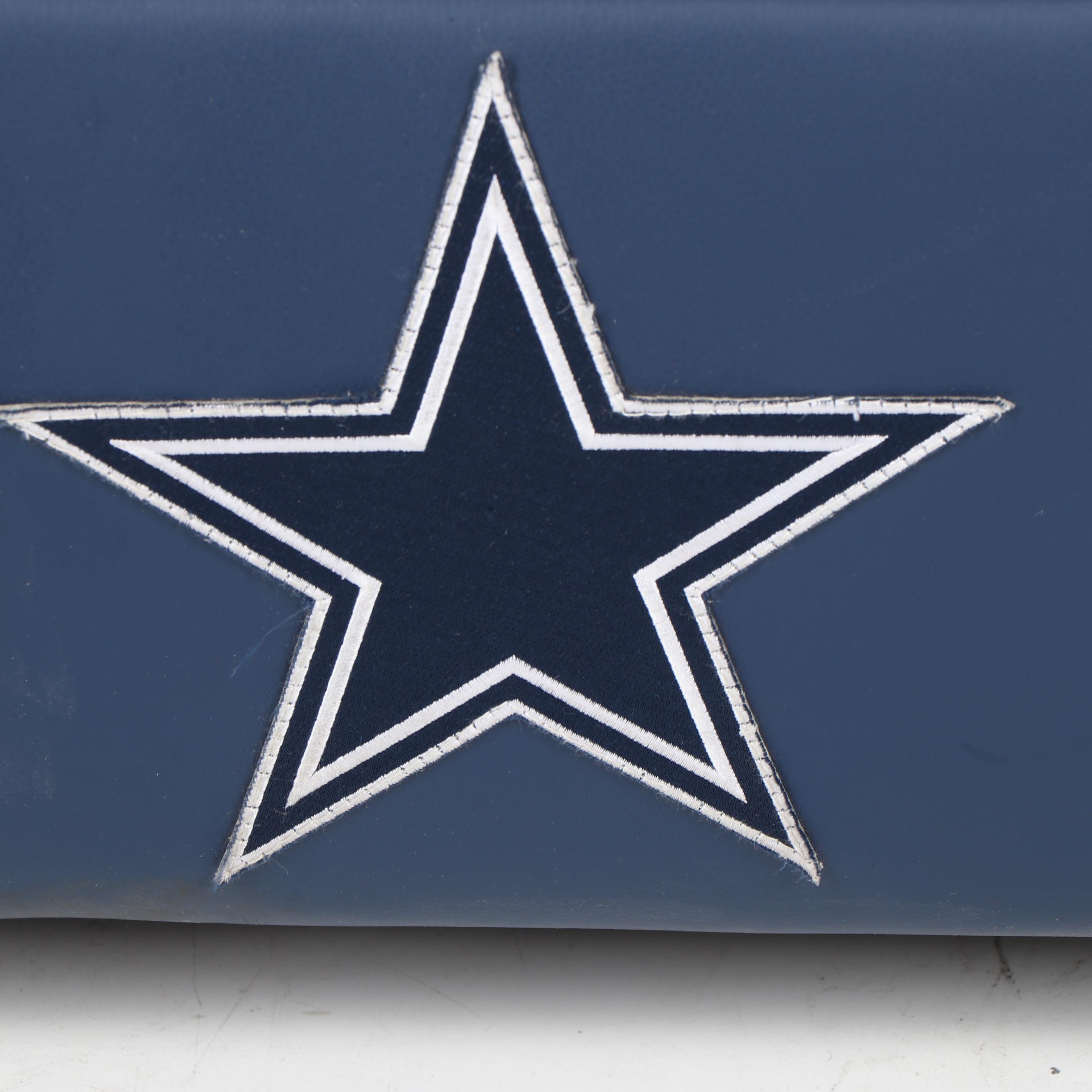 Dallas Cowboys and Maker's Mark Themed Faux Leather Recliner, 21st Century