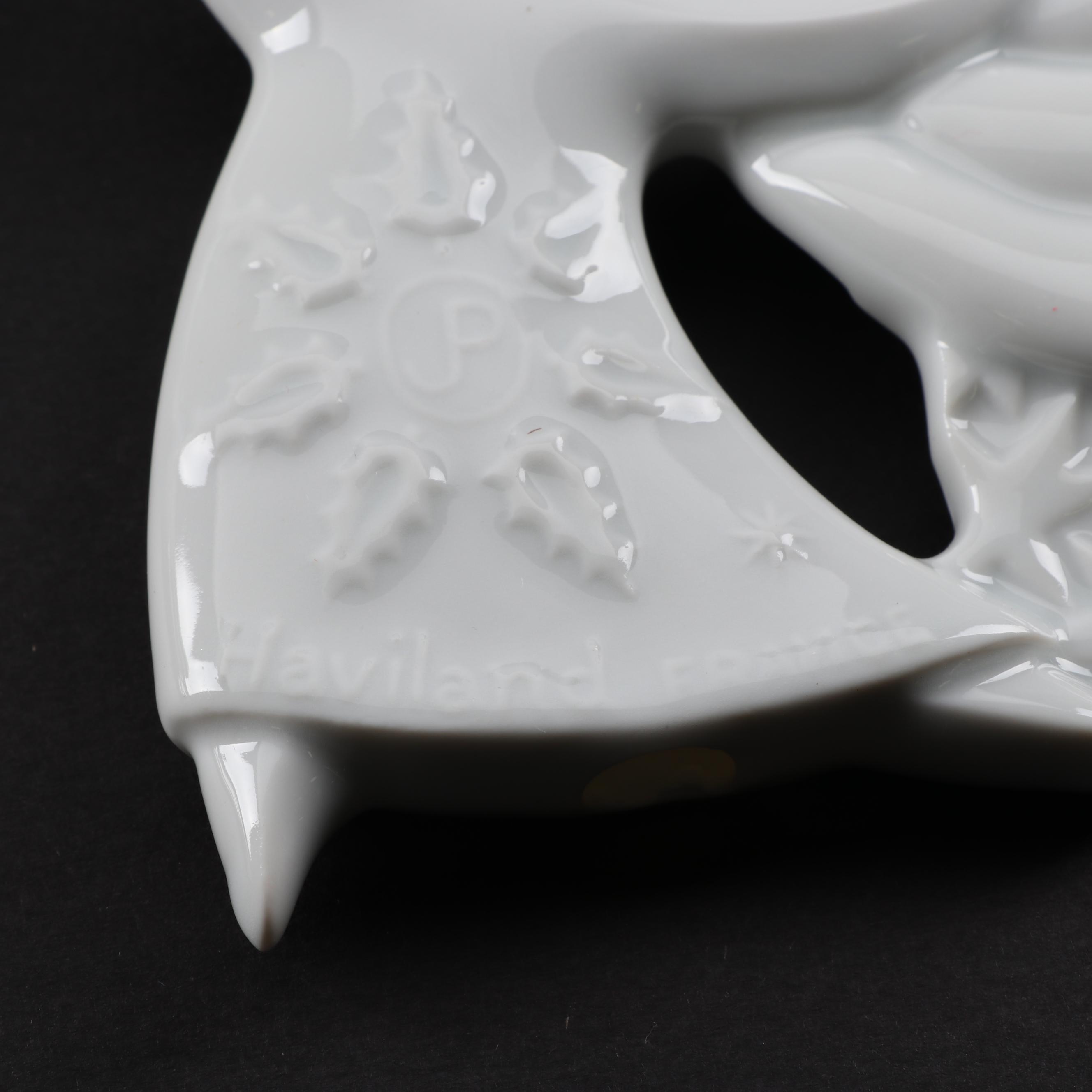 Haviland Limoges Porcelain Figural Christmas Ornaments