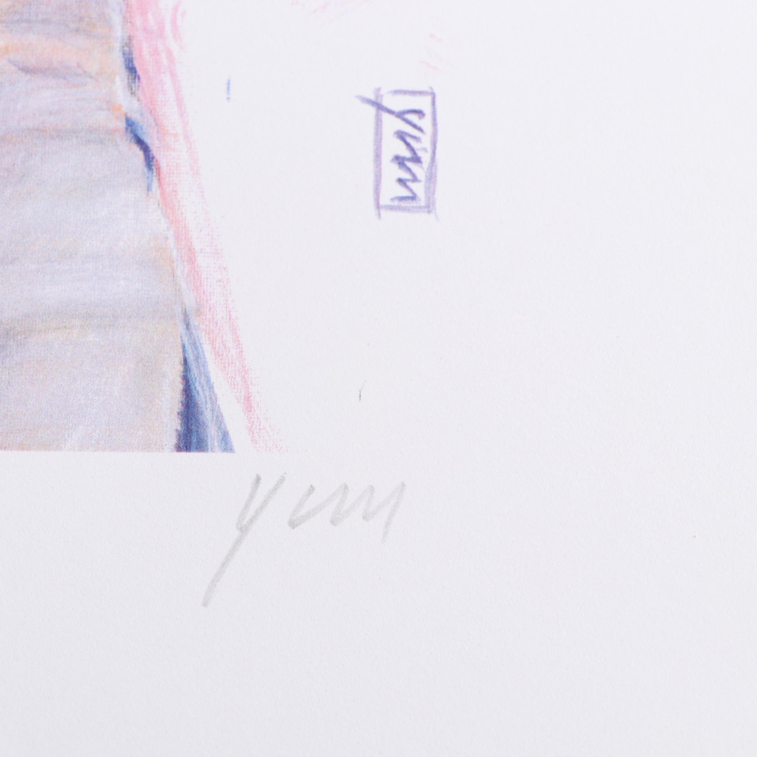 John Yim Offset Lithograph of Tony Romo