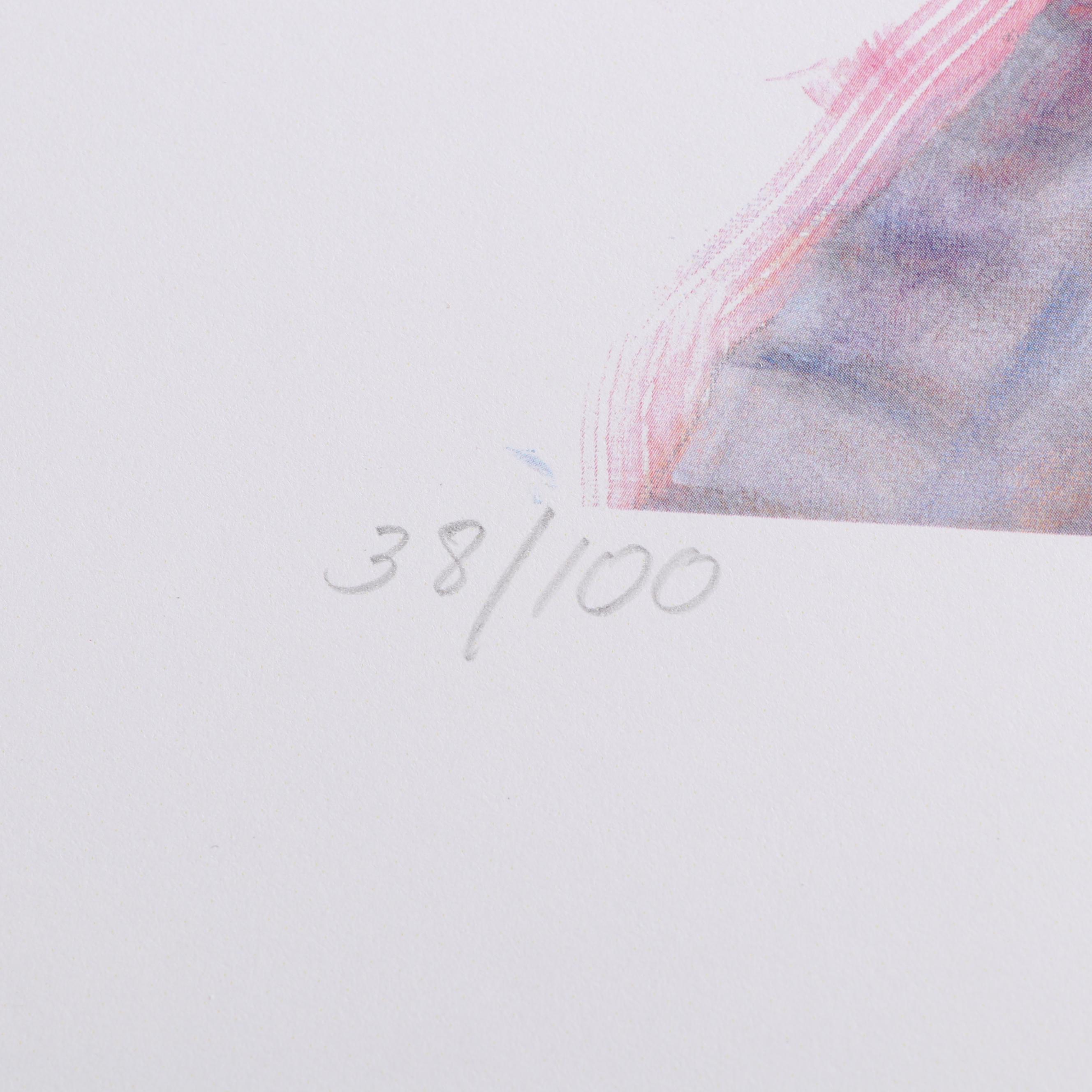 John Yim Offset Lithograph of Tony Romo