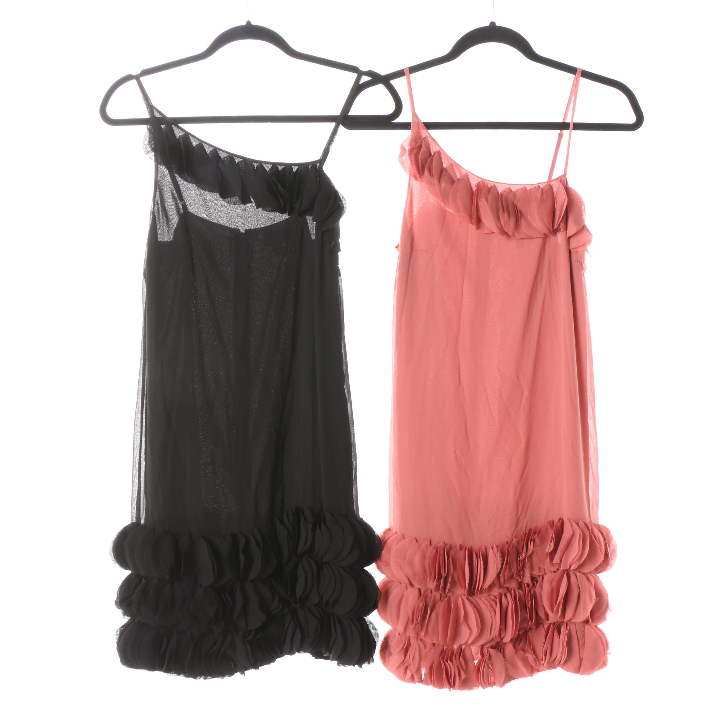 Banana Republic Animal Print and Solid Cocktail Dresses Including Silk, Wool