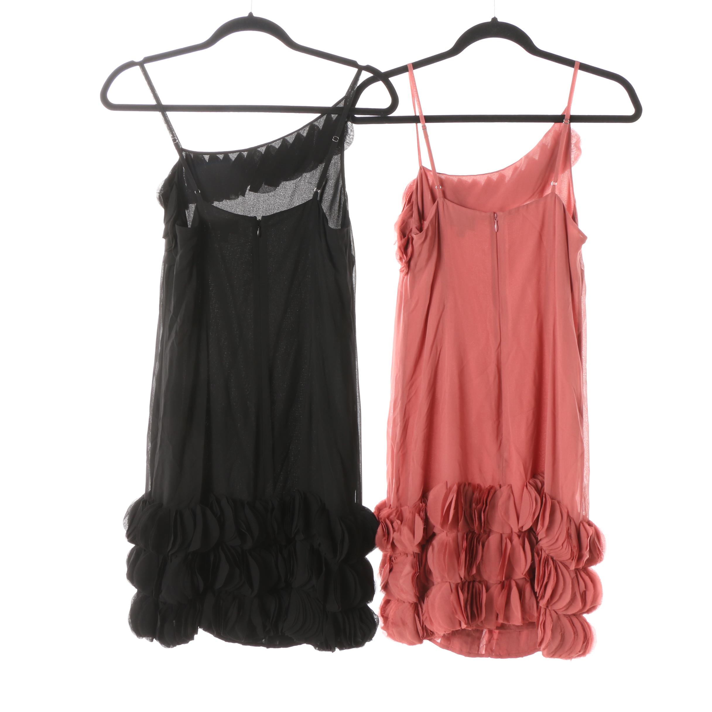 Banana Republic Animal Print and Solid Cocktail Dresses Including Silk, Wool