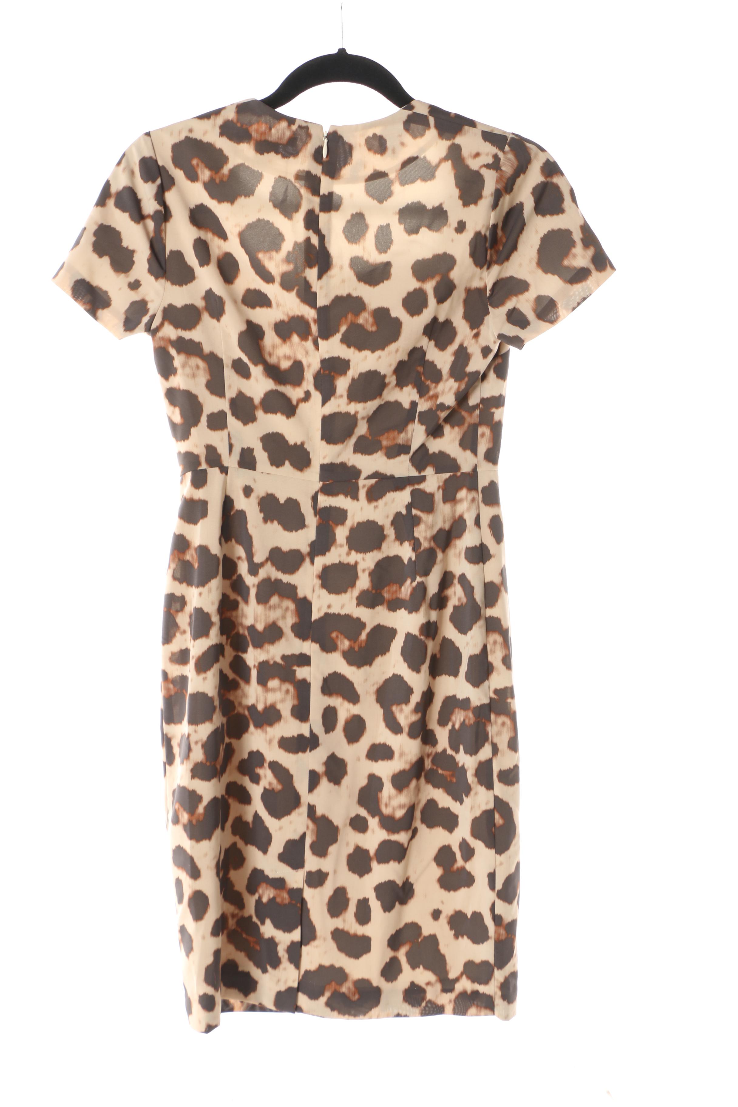 Banana Republic Animal Print and Solid Cocktail Dresses Including Silk, Wool