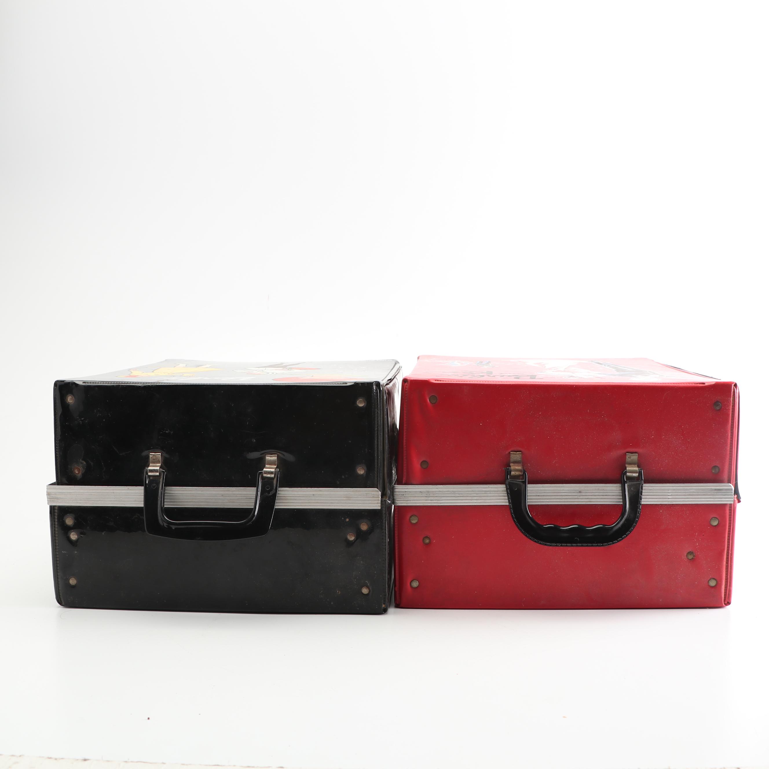 Mattel "Ponytail Barbie" Carrying Cases and Outfits, 1963