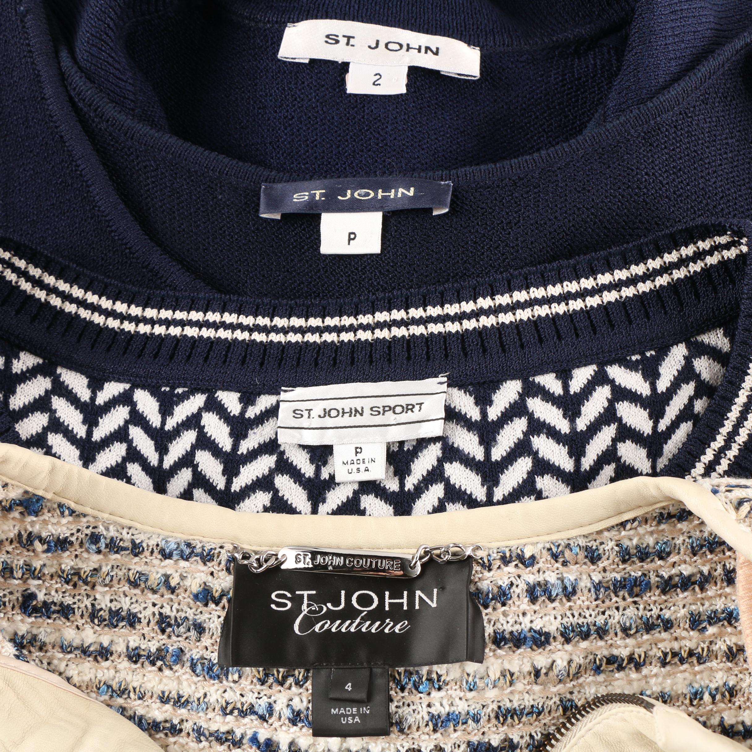 Women's St. John Brand Knit Separates including St. John Couture