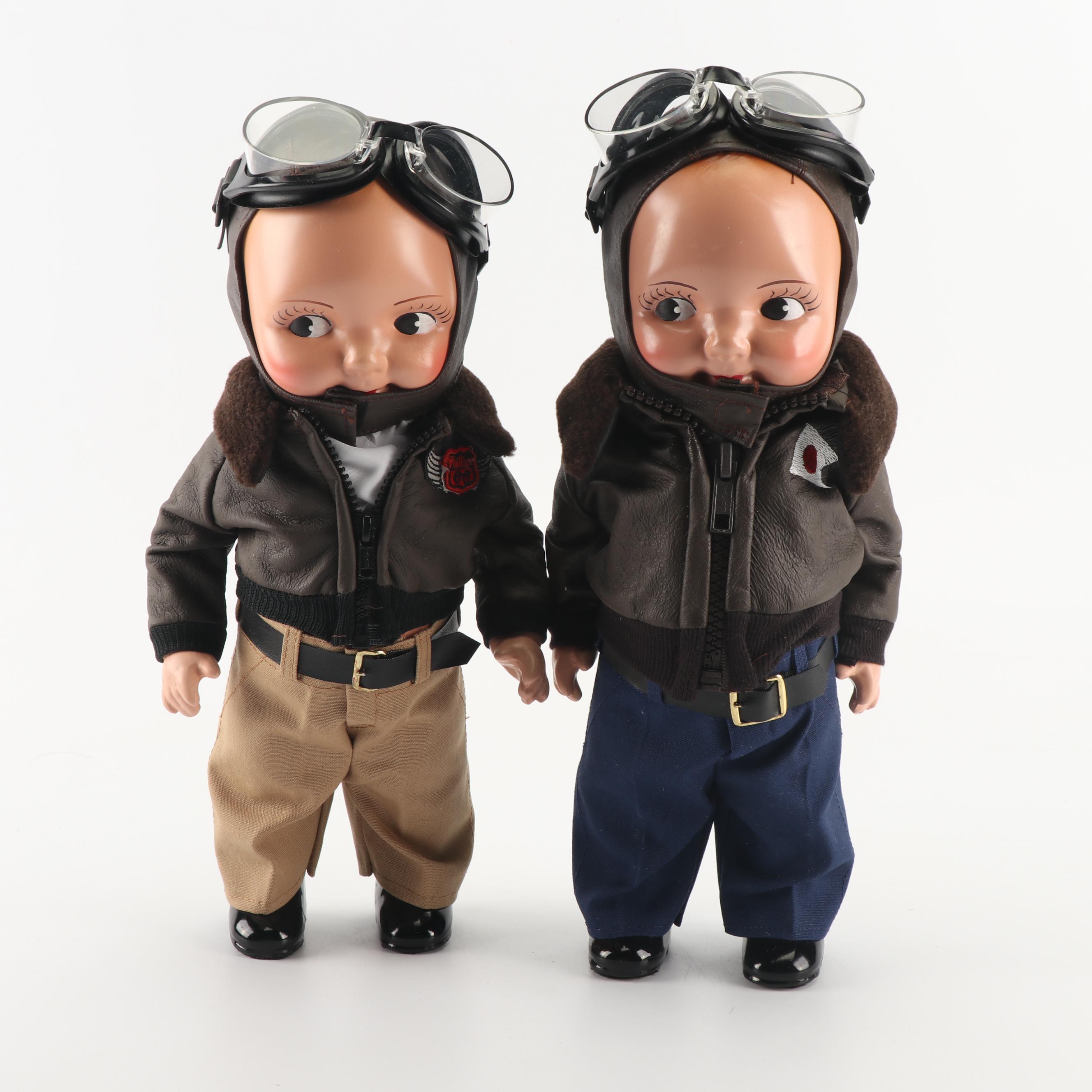 Ames Doll Co. Phillips 66 "Lil Phil" Aviator Dolls, 1990s