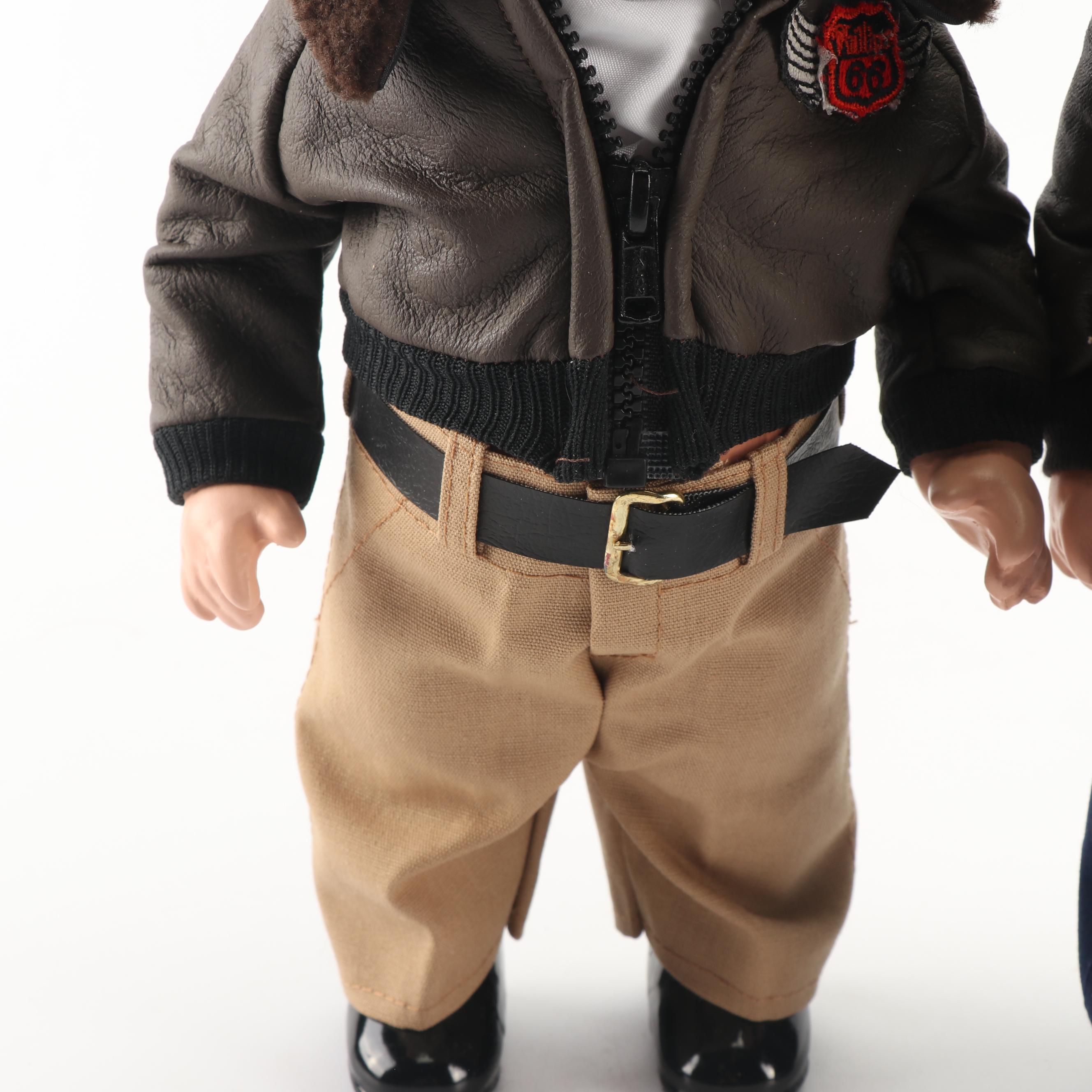 Ames Doll Co. Phillips 66 "Lil Phil" Aviator Dolls, 1990s