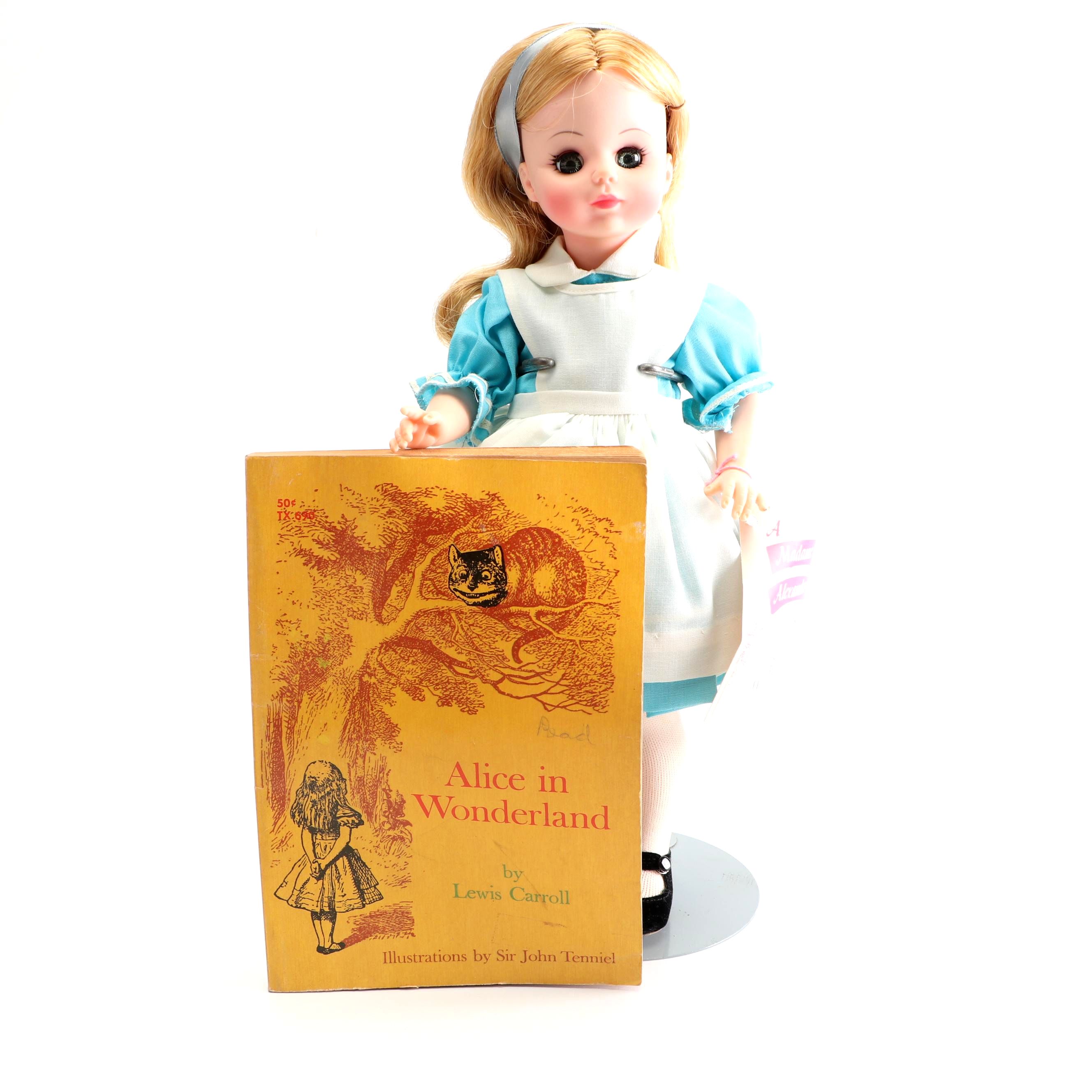 Madam Alexander "Alice in Wonderland" Doll with Novel
