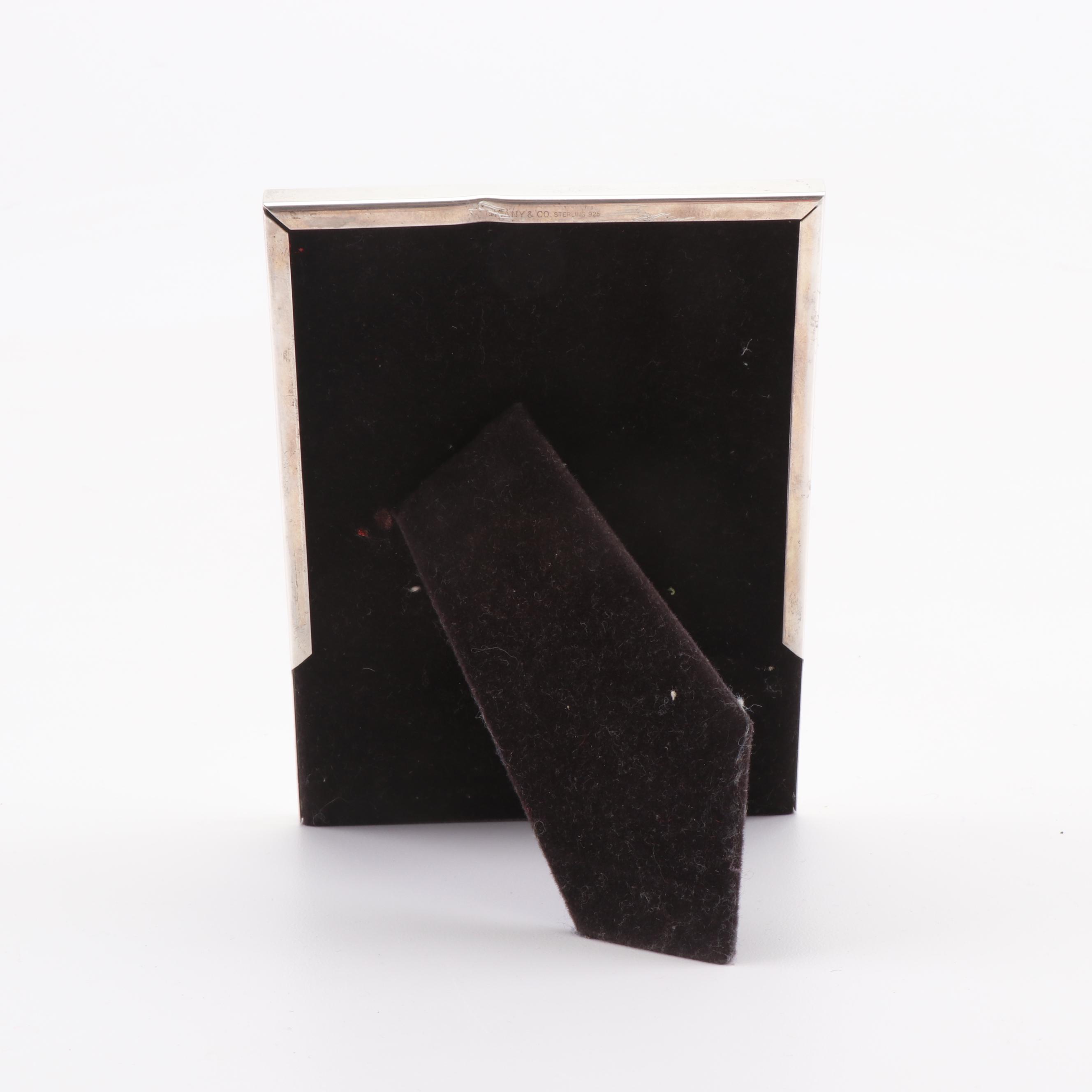 Tiffany & Co. Engraved Sterling Silver Picture Frame